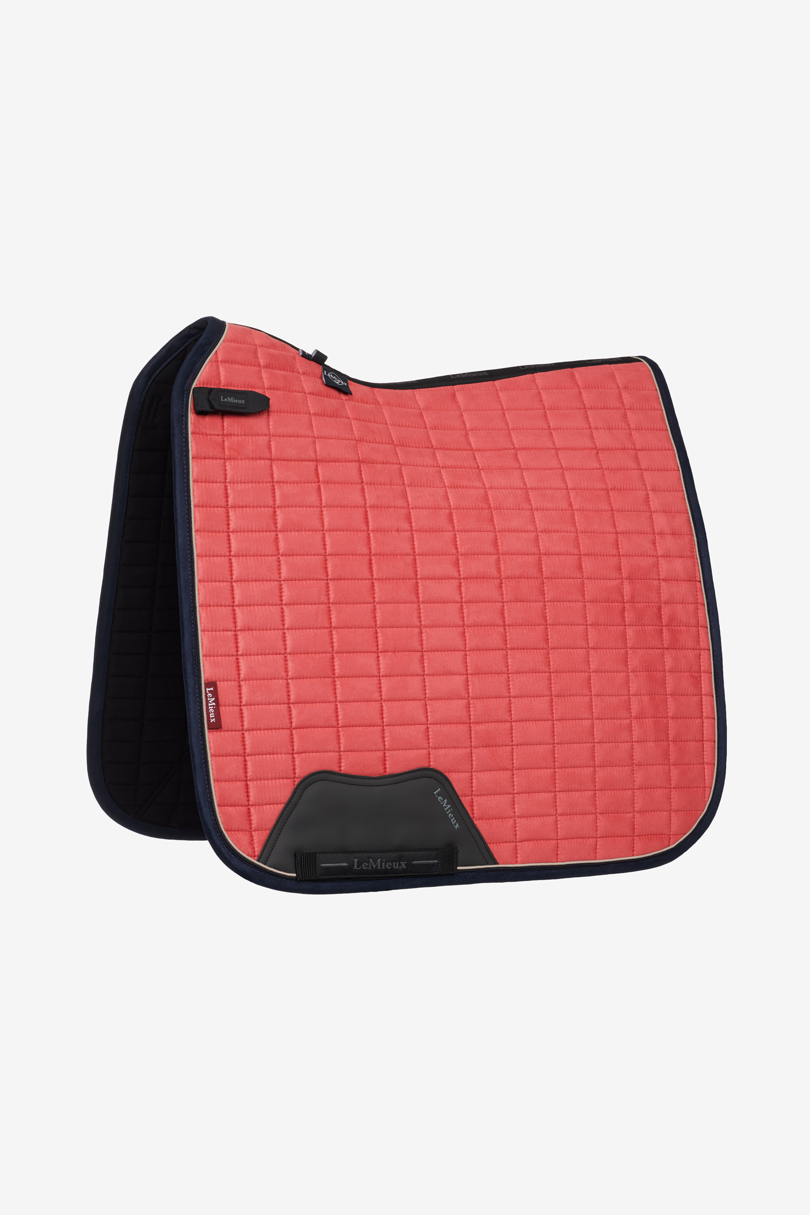 Cranberry LeMieux Suede Square Dressage Saddle Pad