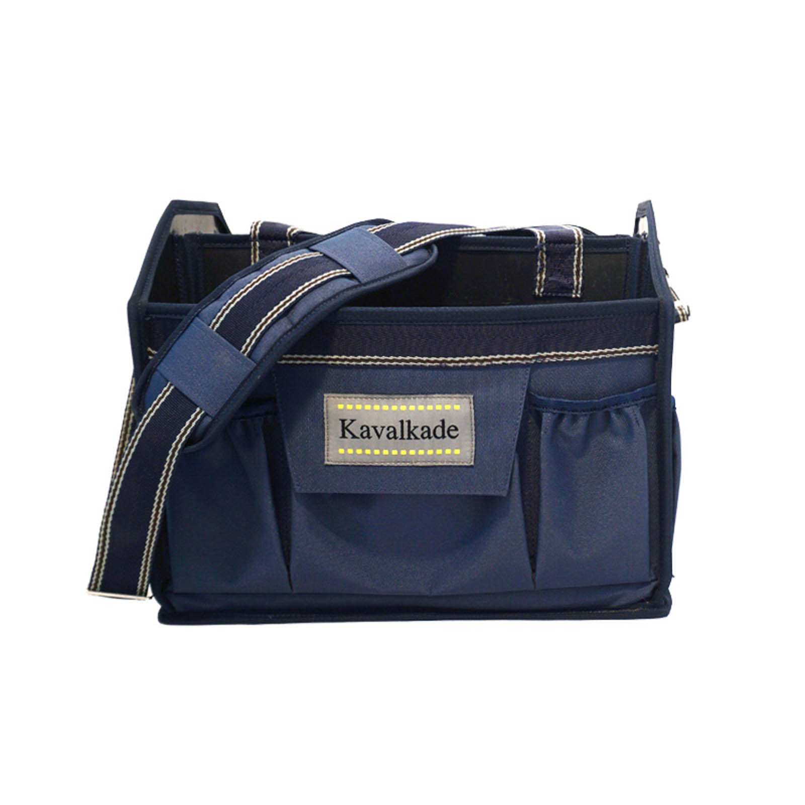 Dark Blue Kavalkade Foldable Grooming Bag