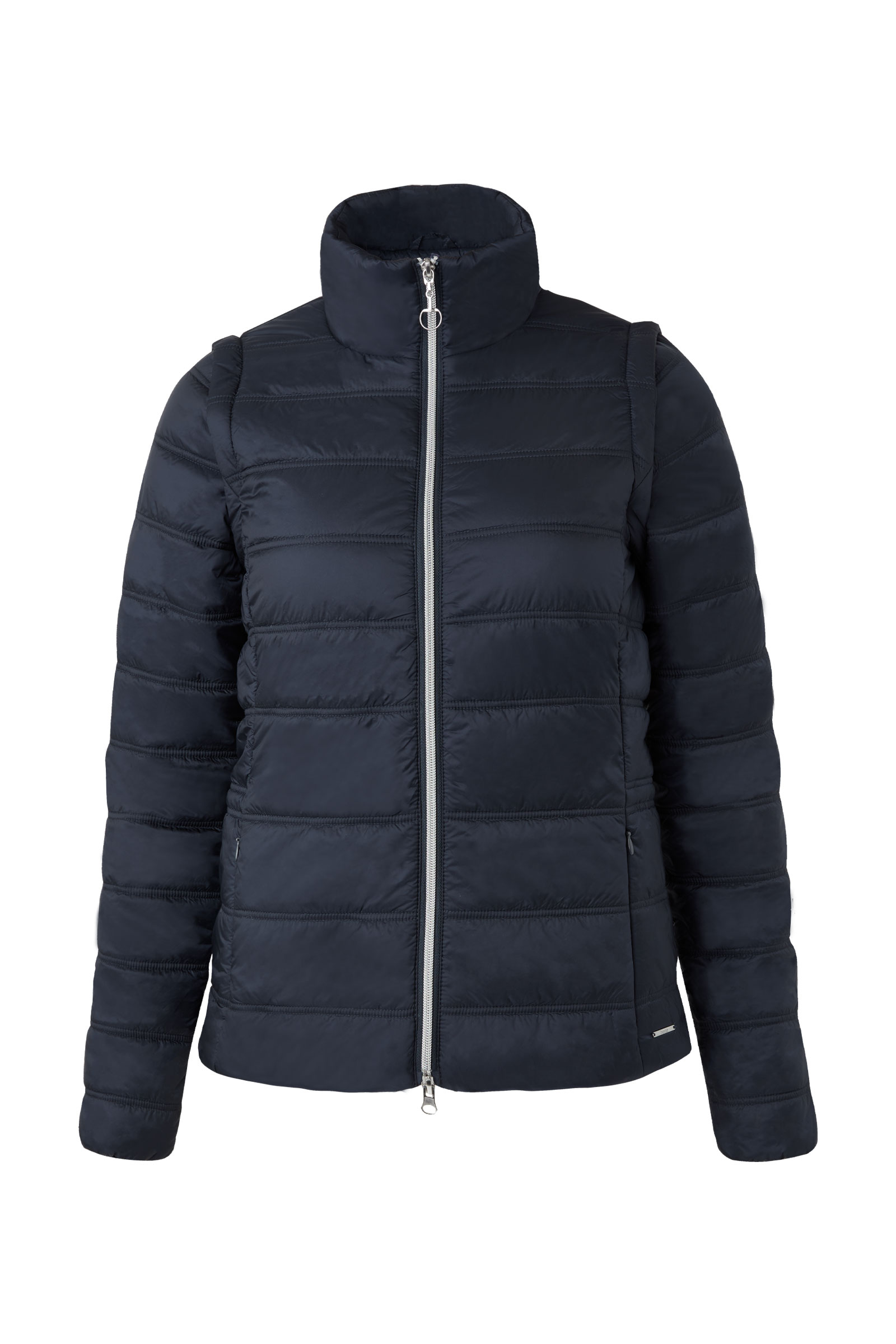 Dark Navy  Horze Natalie Women's Riding Jacket with Removable Sleeves