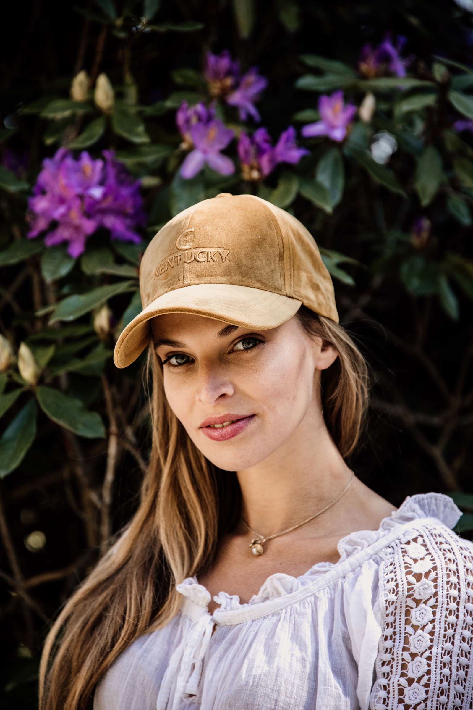 Mustard Gold Kentucky Horsewear Velvet Cap