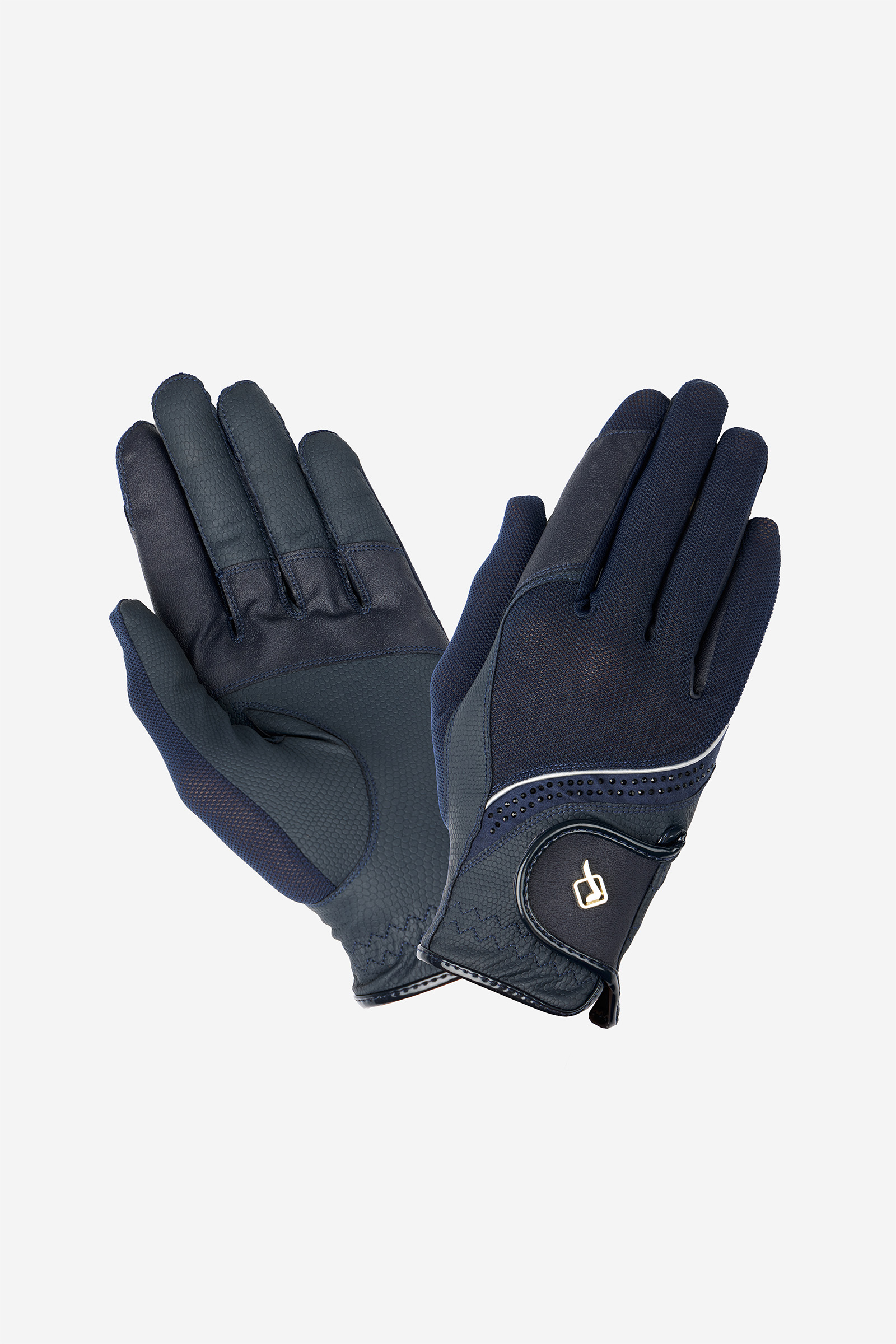 Navy LeMieux Crystal Gloves