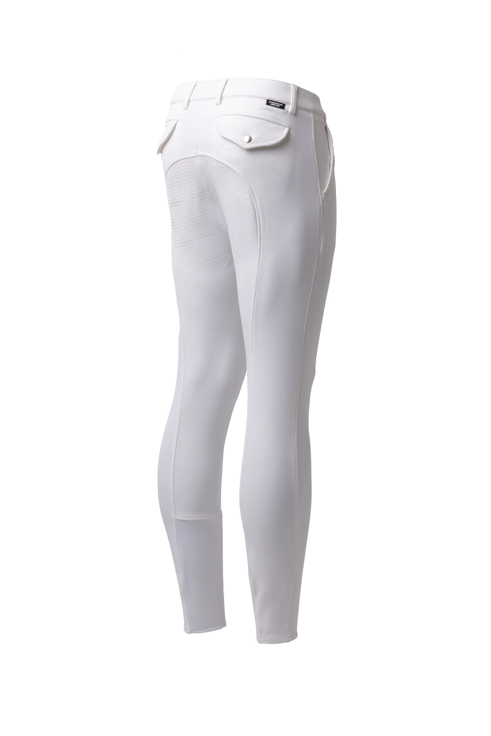 White Horze Grand Prix Men's Silicone Full Seat Breeches UPF 50+
