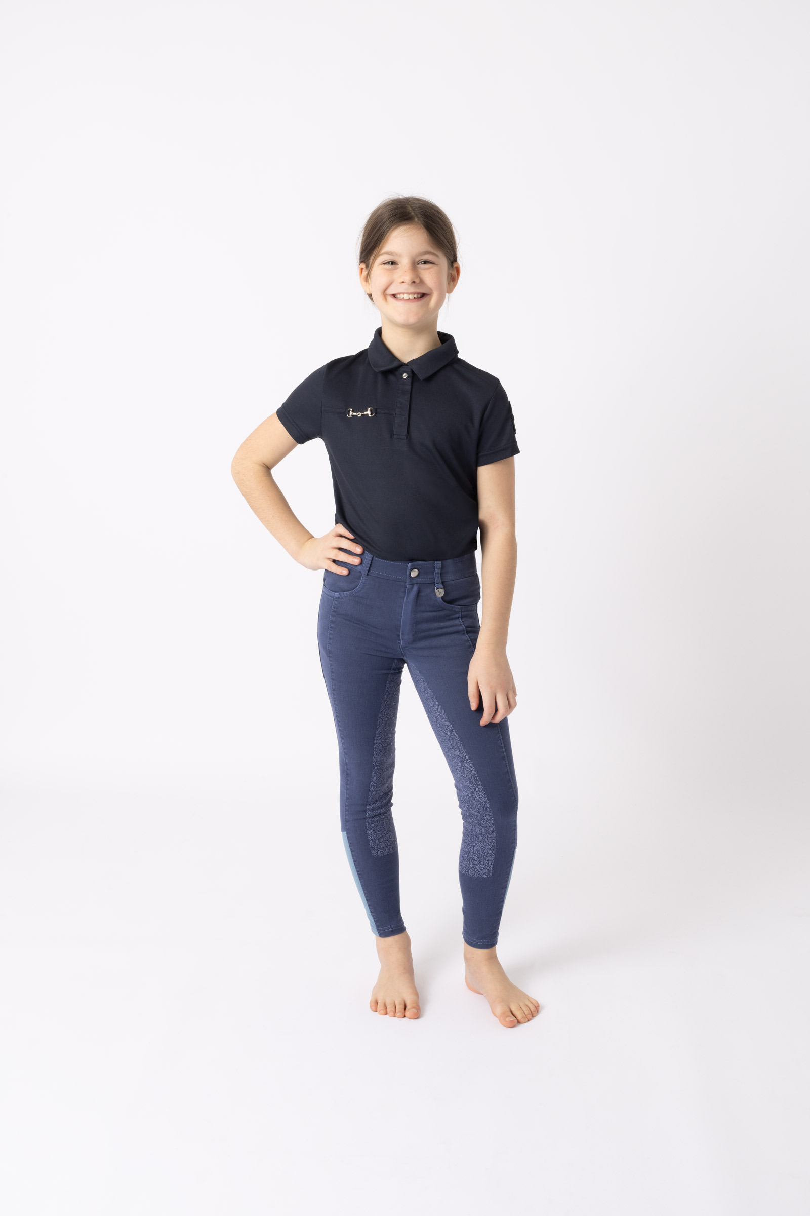Horze Suki Kids' Full Grip Breeches