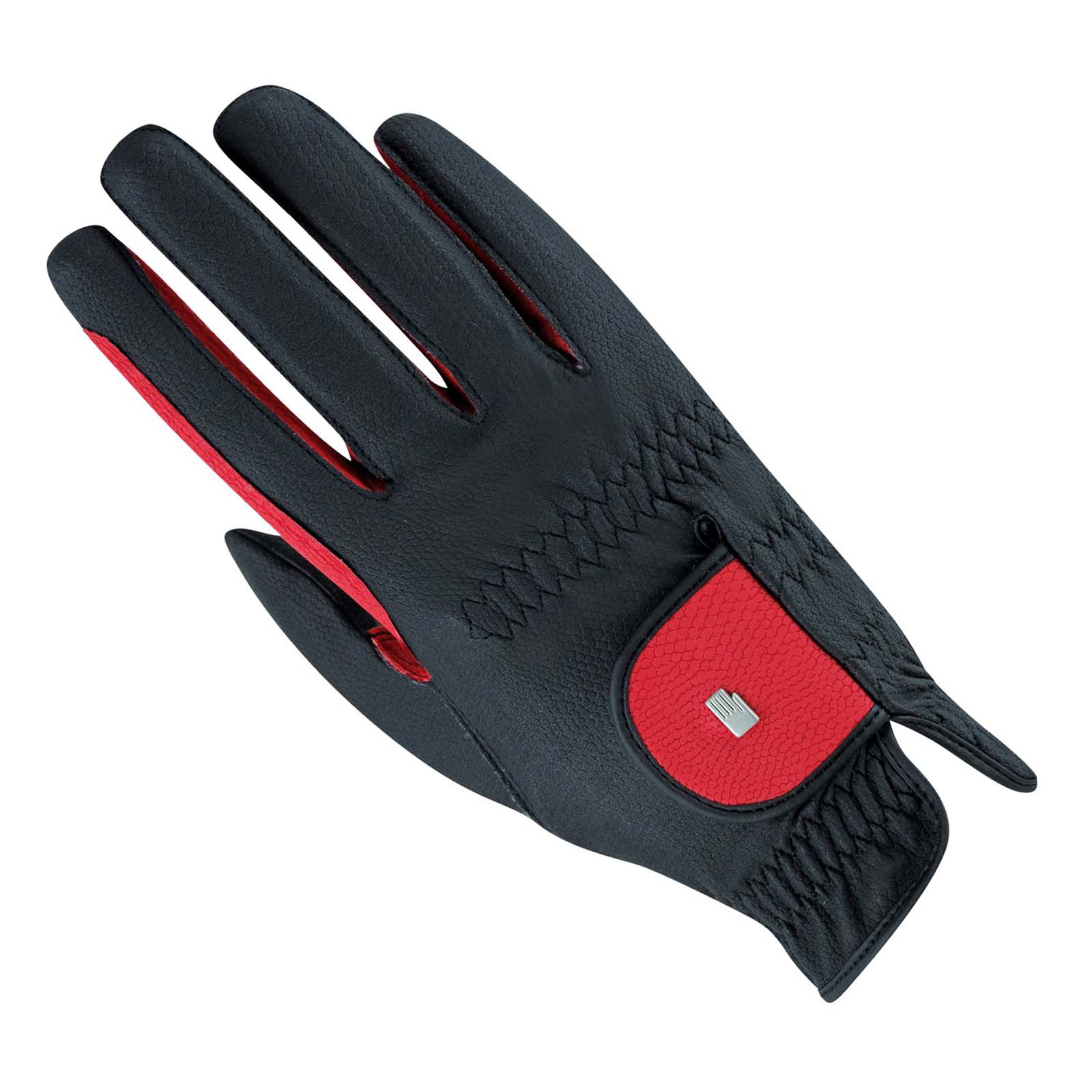 Black/Red Roeckl Malta Grip two-tone