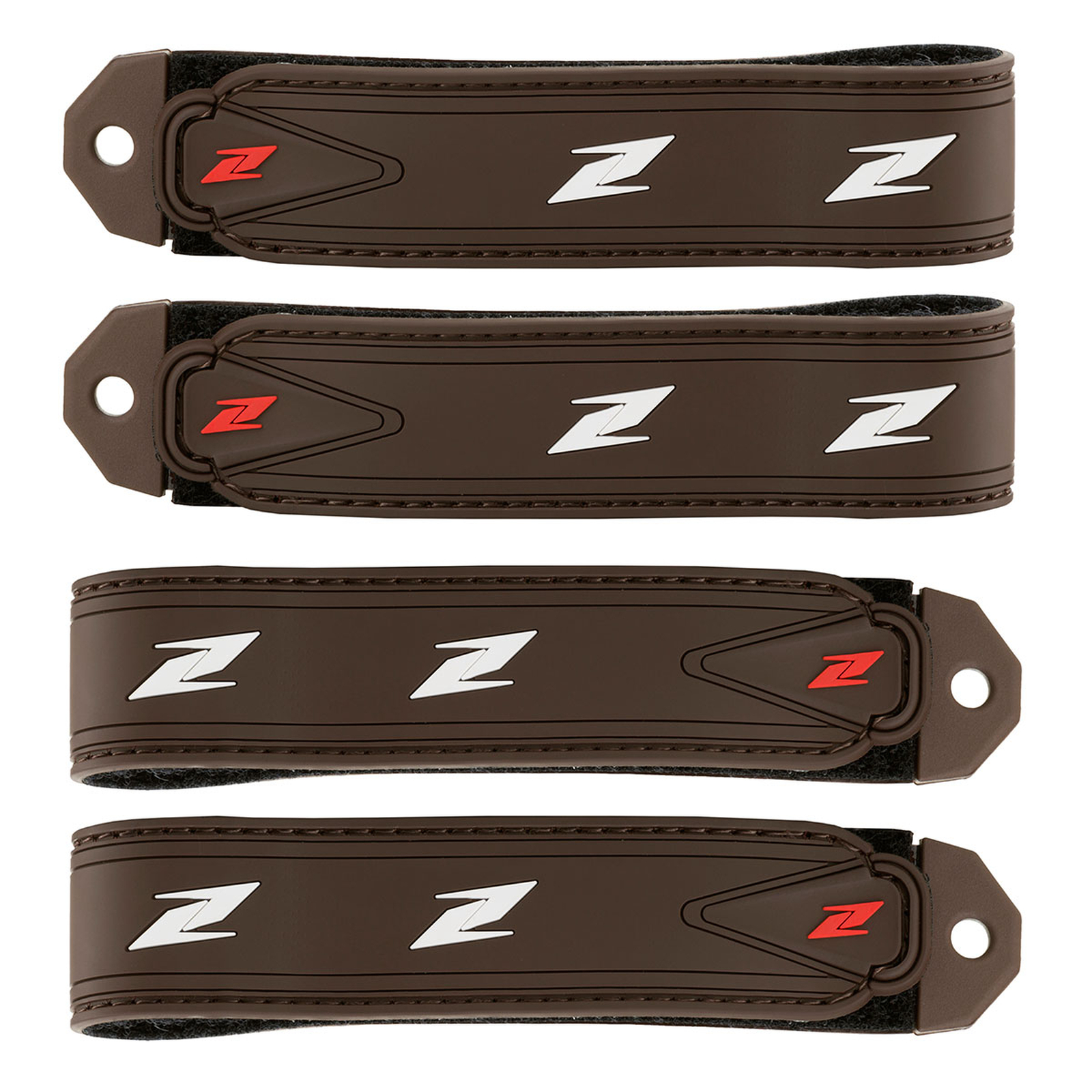 Brown Zandona Kit hook and loop fastener front (tendon)