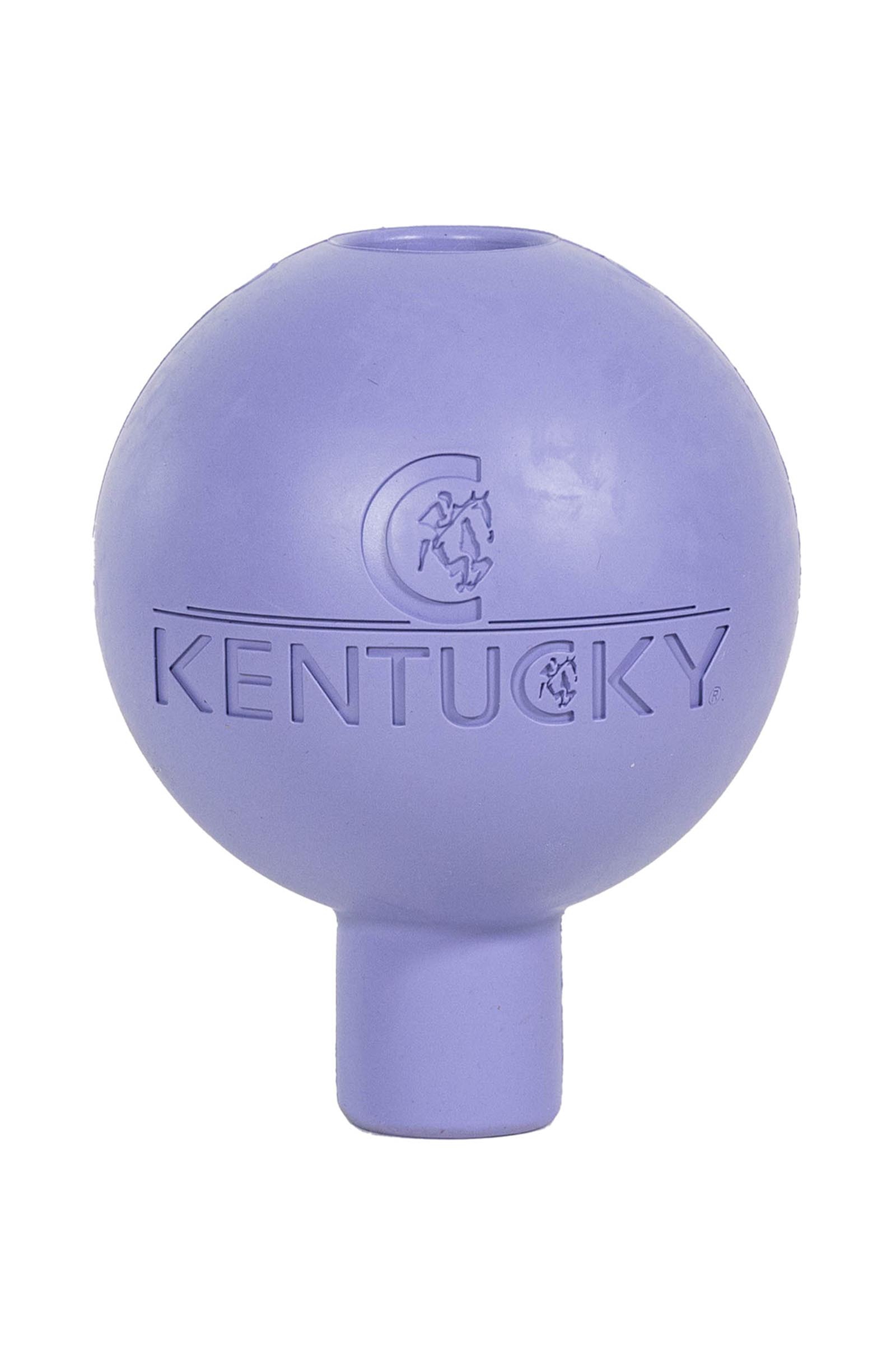 Lavender Kentucky Horsewear lead & wall protection rubber ball  