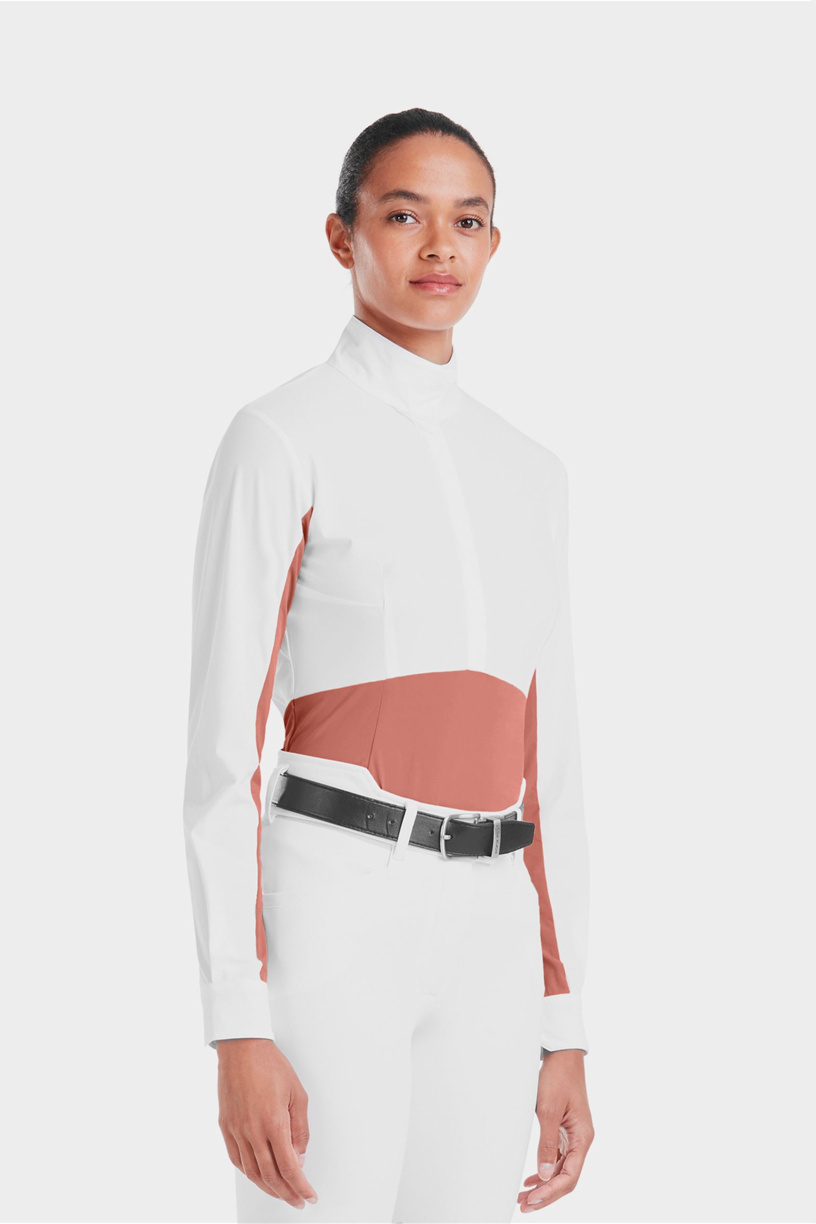 Brick Dust Horse Pilot Monica Women's Show Shirt Longsleeve