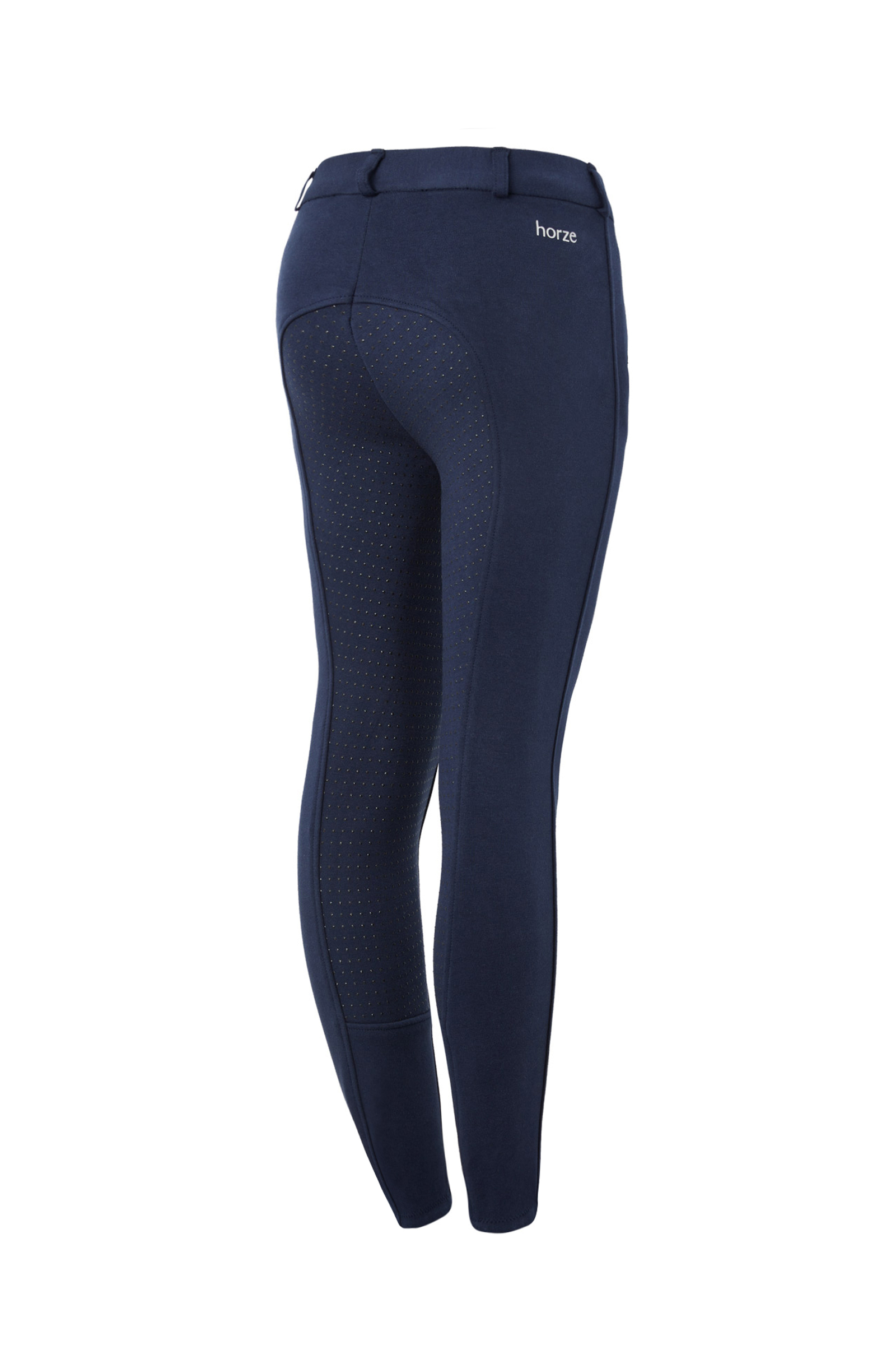 Peacoat Dark Blue Horze Kids Active Silicone Grip Full Seat Breeches