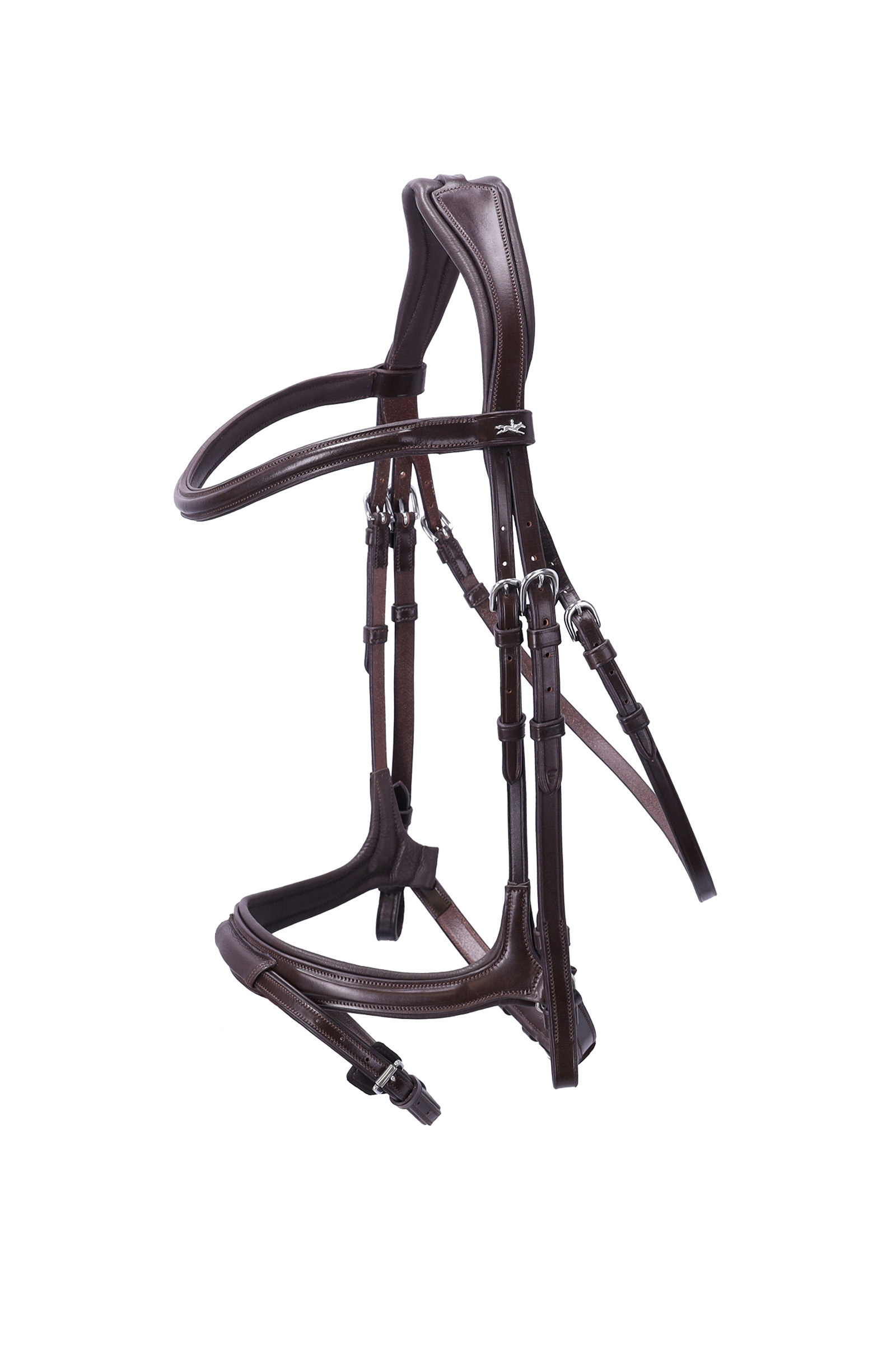 espresso/silver Schockemöhle Sports Ancona Select Bridle