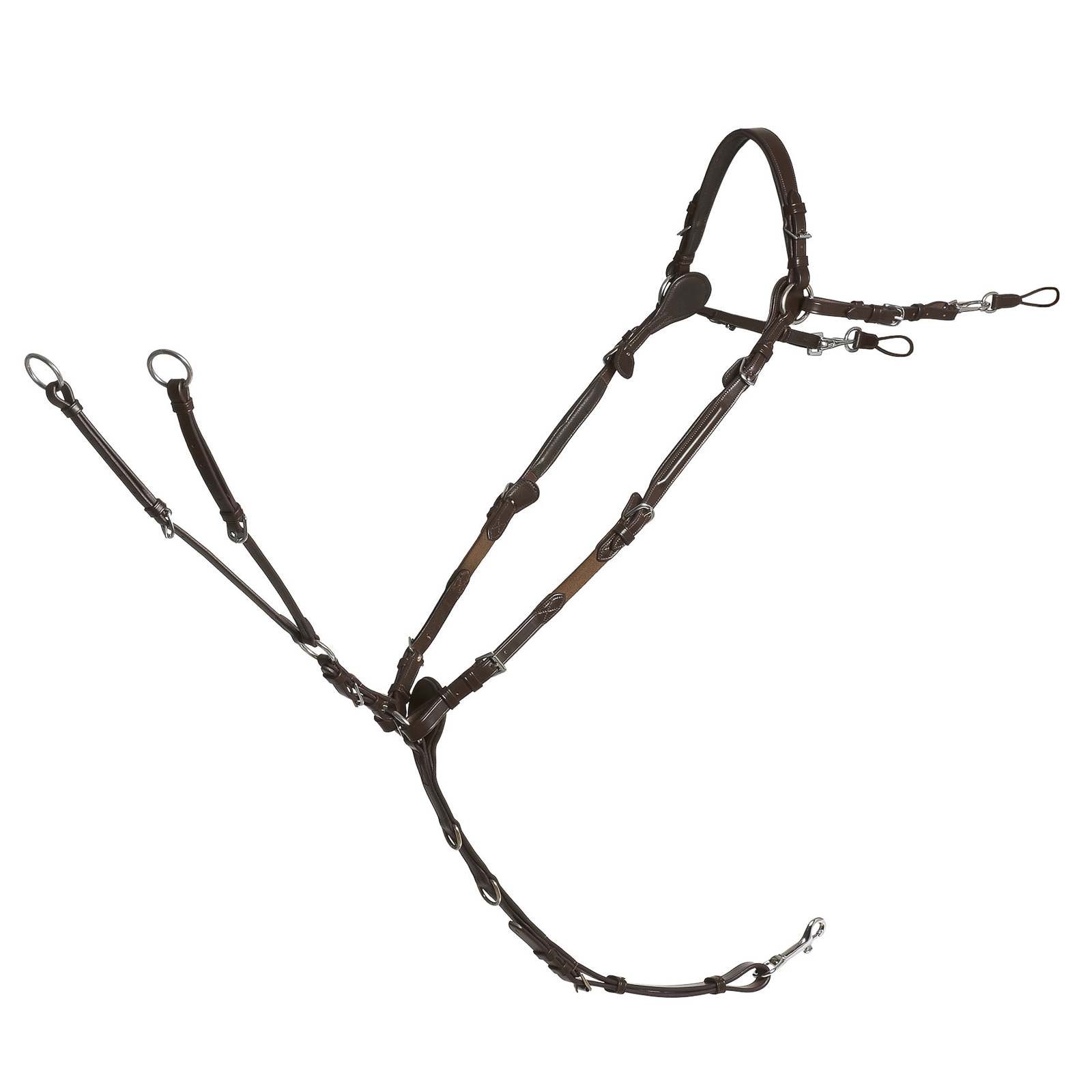 Espresso/Silver Schockem&ouml;hle Sports Sevilla Select Breast Collar