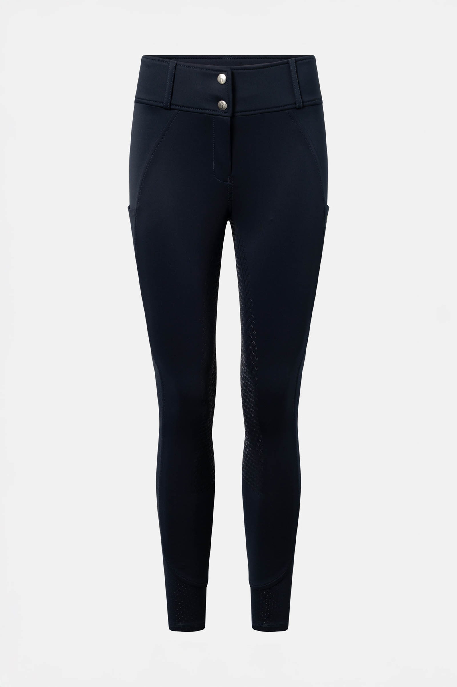 Dark Navy Horze Matilda Women&acute;s Perforated Fullgrip Breeches