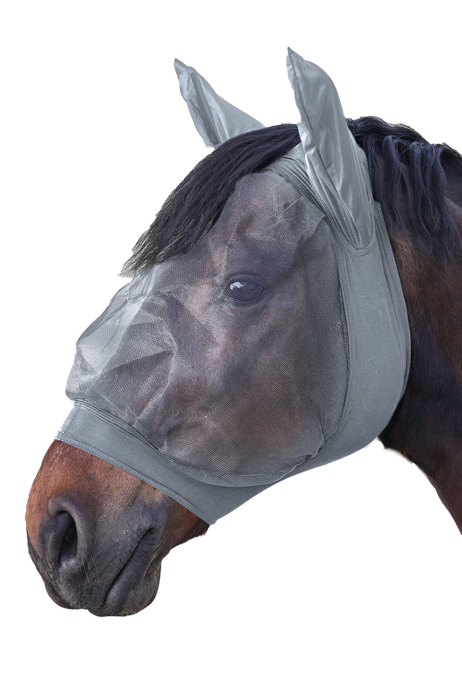 Silver Grey Waldhausen Skinny Fly Mask