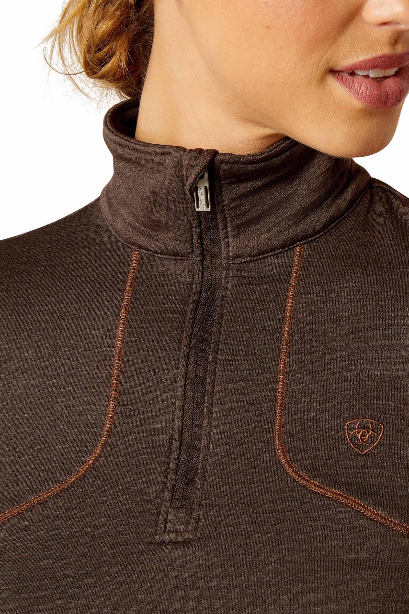 Ariat Gridwork 1/4 Zip Baselayer Shirt