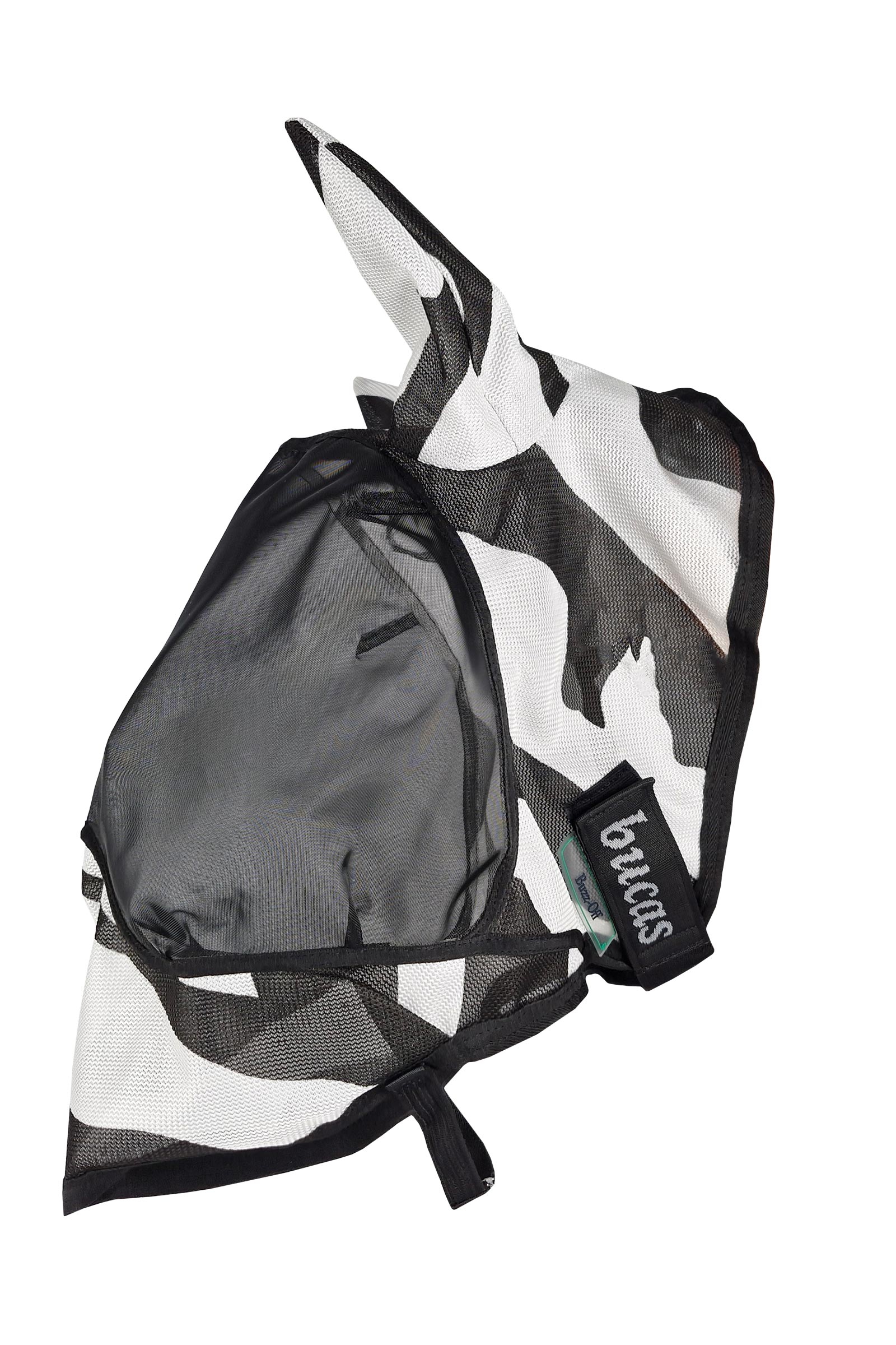 Bucas Buzz-Off Zebra Deluxe Fly Mask