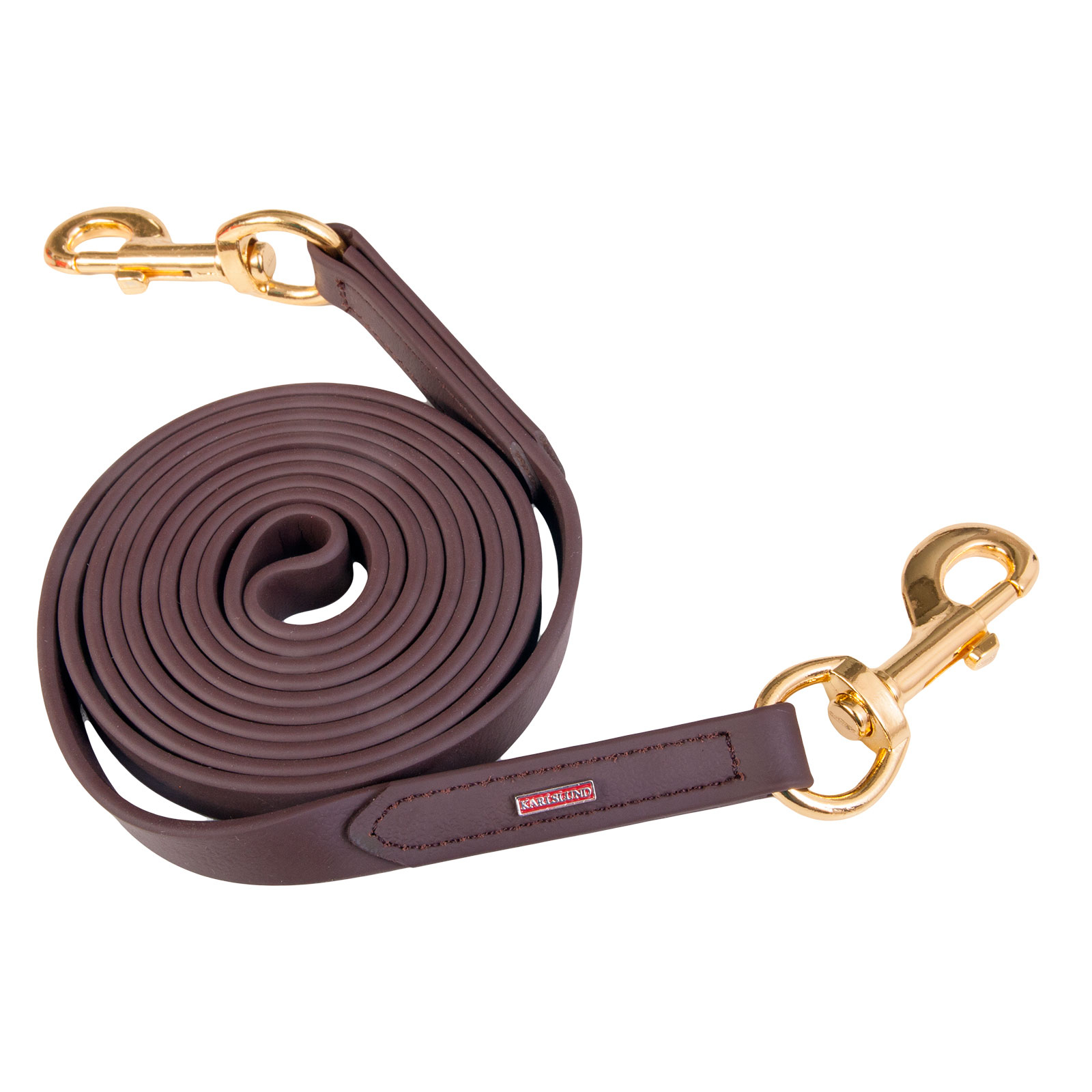 Brown/Brass Karlslund SuperStrap reins