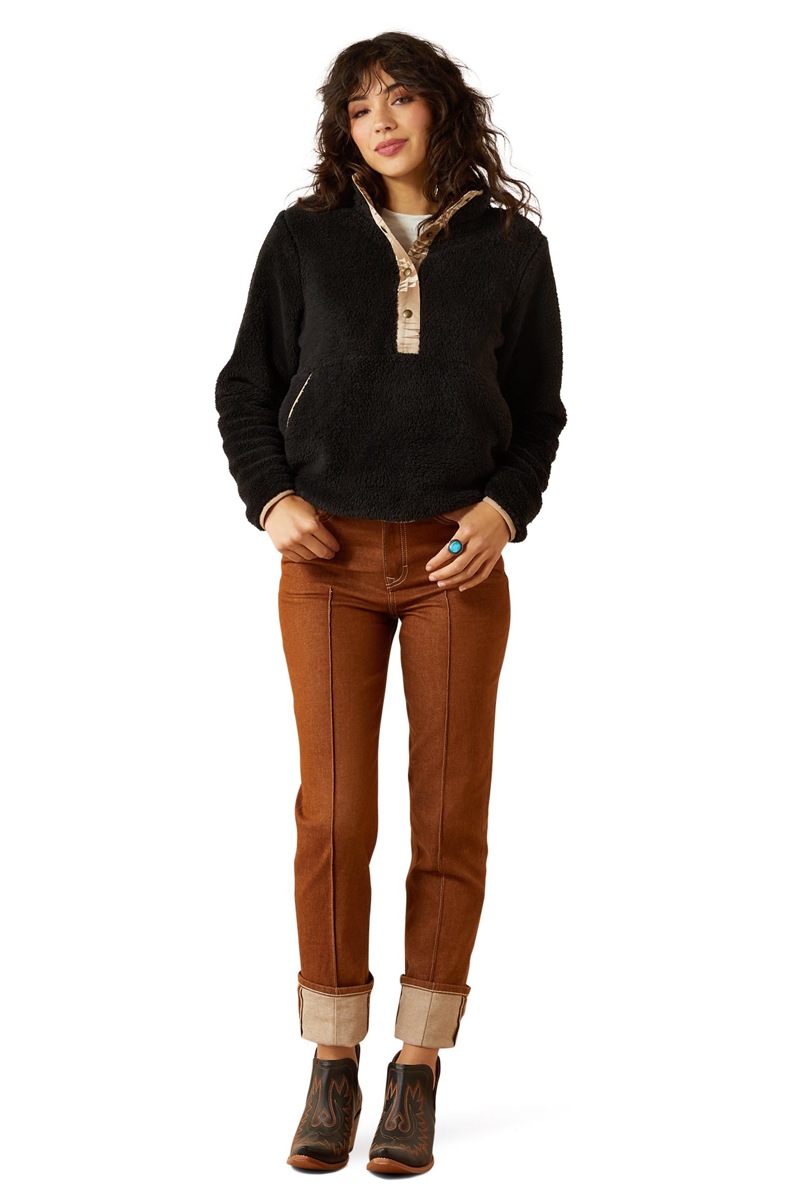 Ariat Berber Snap Women&acute;s Sweater With 1/2 Placket