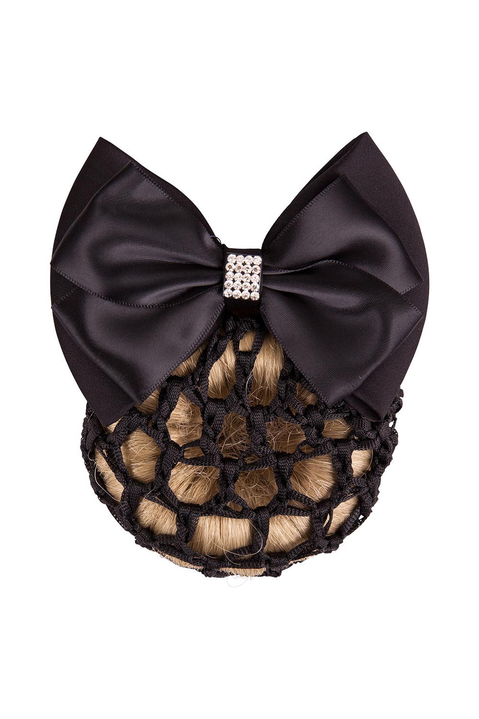 Black BR Hairnet Sparkle with Bow