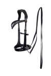 F.R.A. Freedom Riding Articles Glory Sidepull With Reins (System 3), black