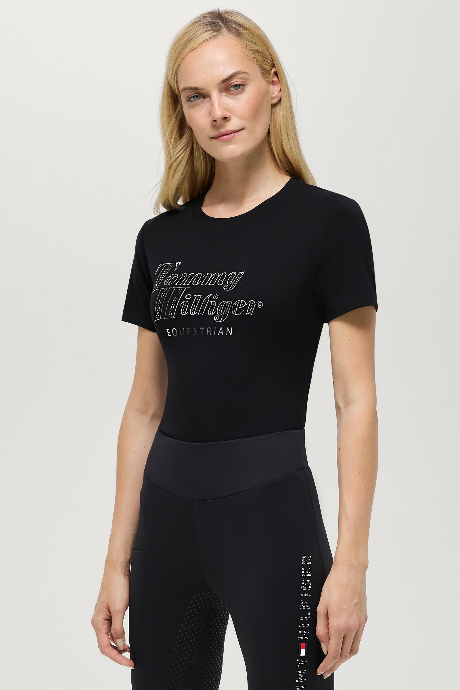 Tommy Hilfiger Equestrian Malibu Women's Rhinestone T-Shirt