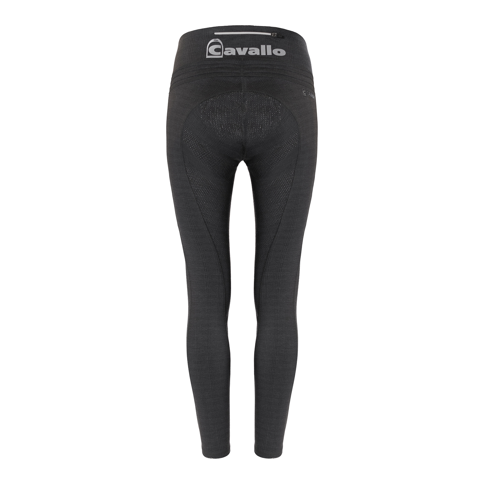 Graphite Dark grey Cavallo Lin Grip Women's Winter Full Seat Tights