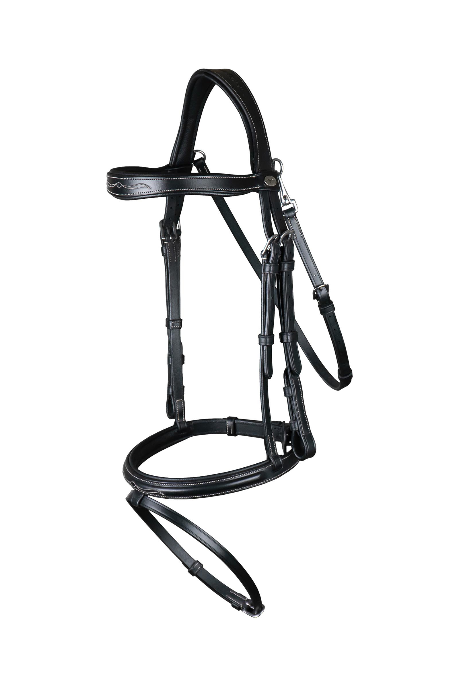 Dy'on Working Flash Noseband Bridle With Snap Hooks 