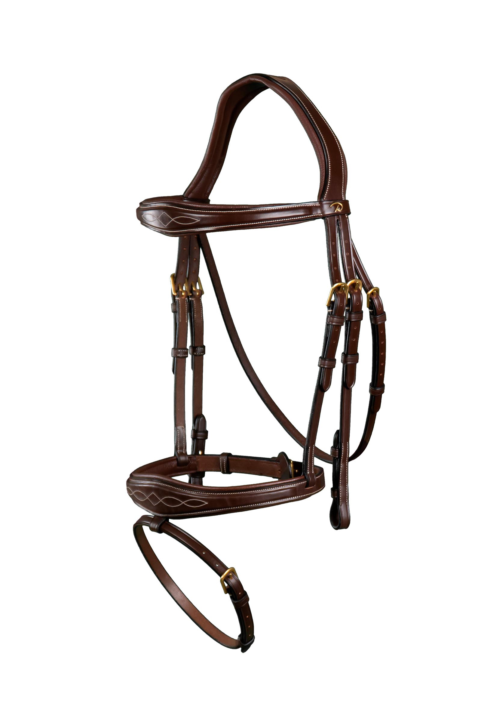 Dy'on D Collection Anatomical Bridle With Flash Noseband 