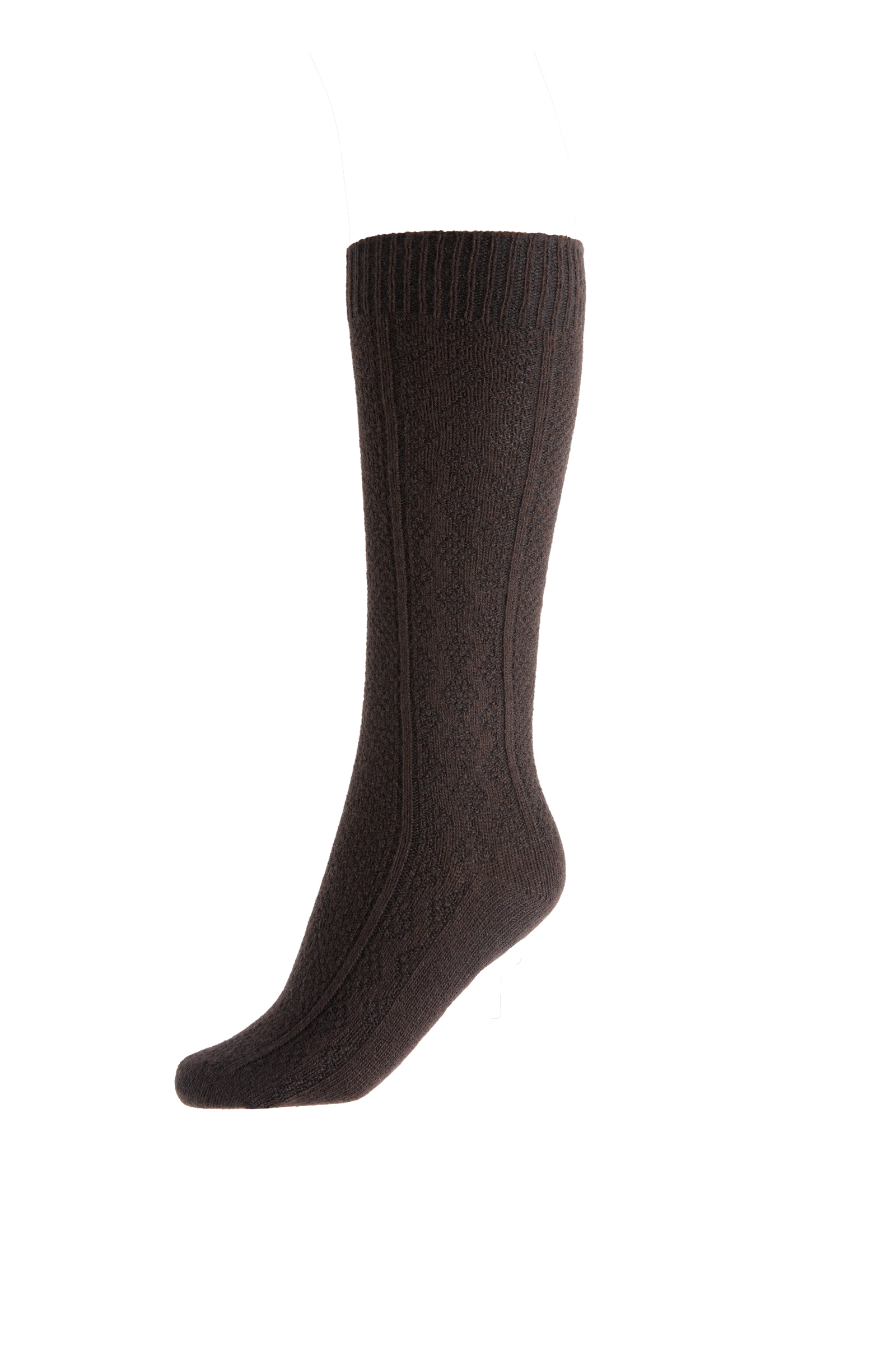 Chocolate Brown Horze Clara Winter Riding Socks