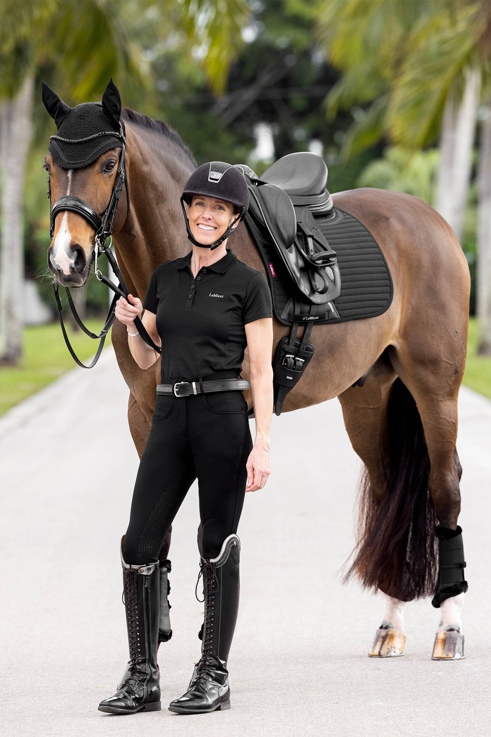 LeMieux Soft Shell Anti Slip Dressage Saddle Pad
