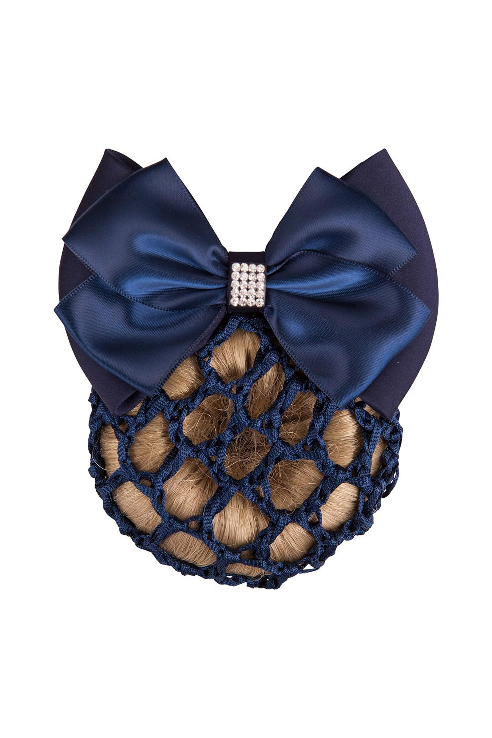 Navy BR Hairnet Sparkle with Bow