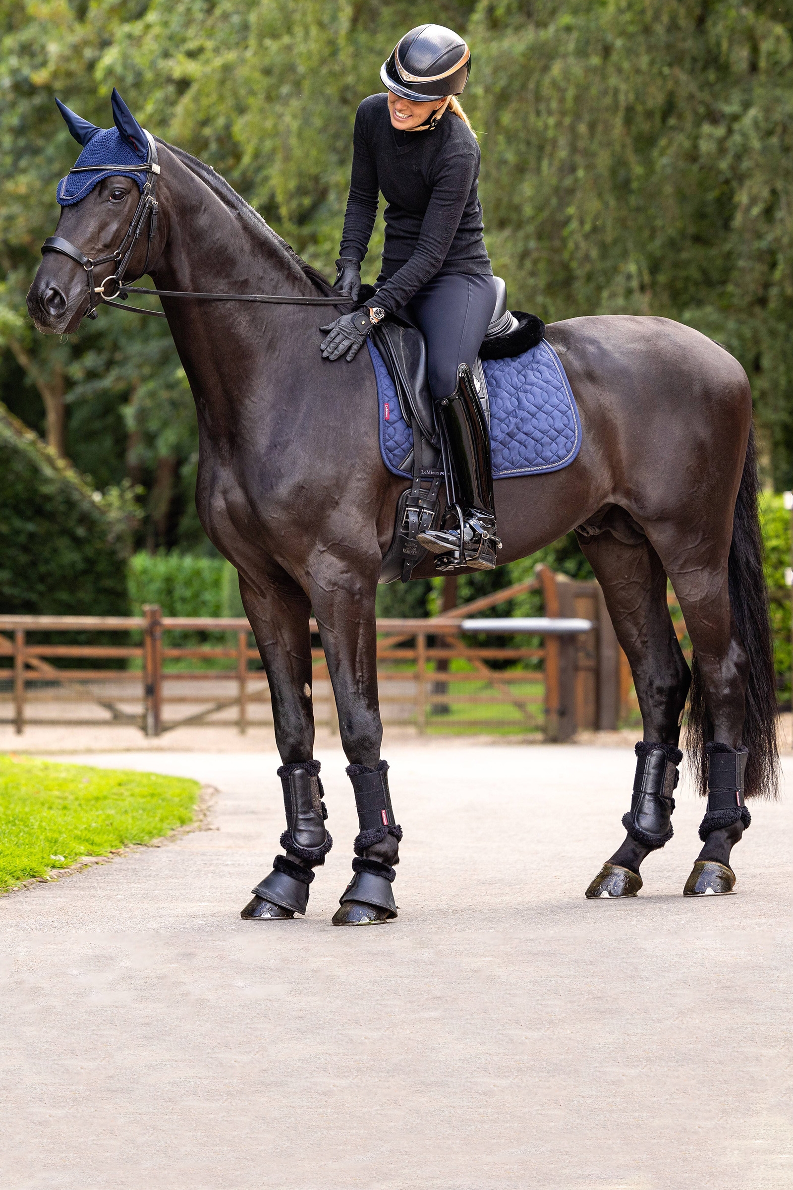 LeMieux Crystal Suede Dressage Pad