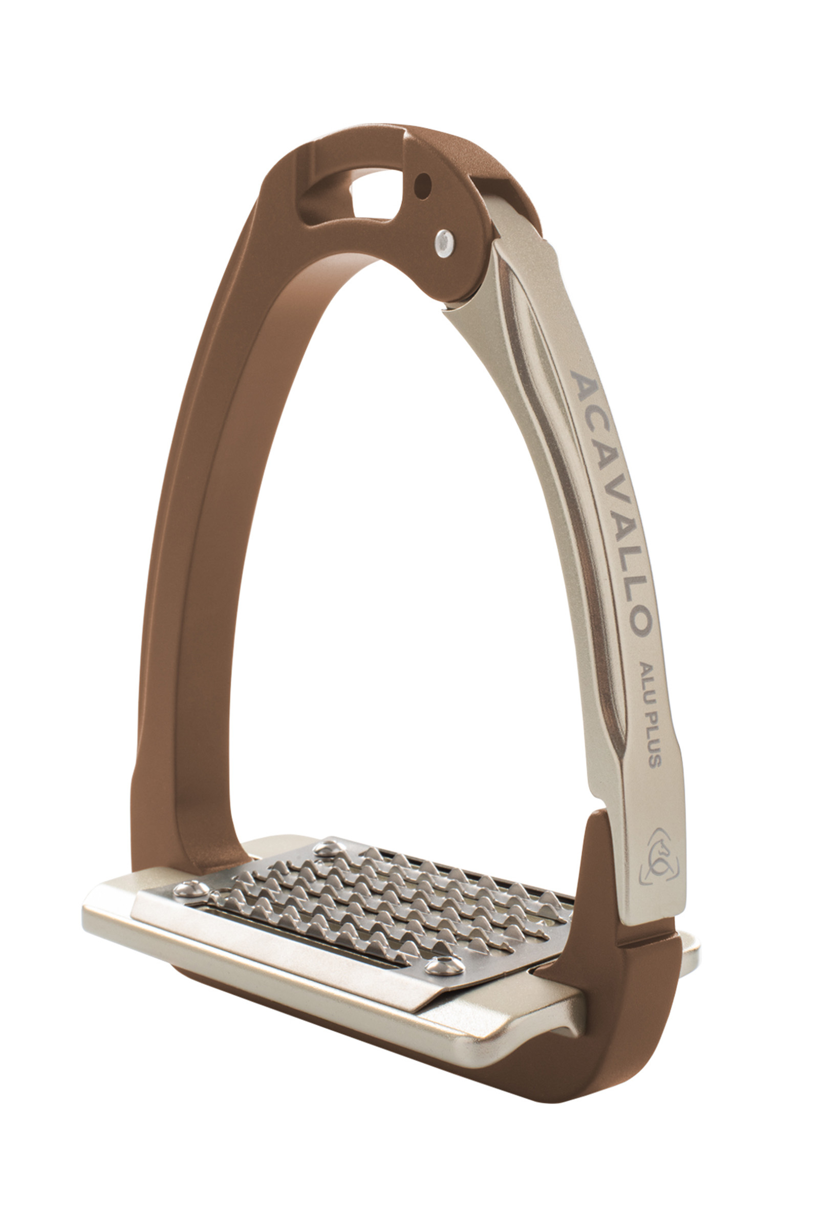 Golden Brown Acavallo Arena Aluplus 2.0 Stirrups