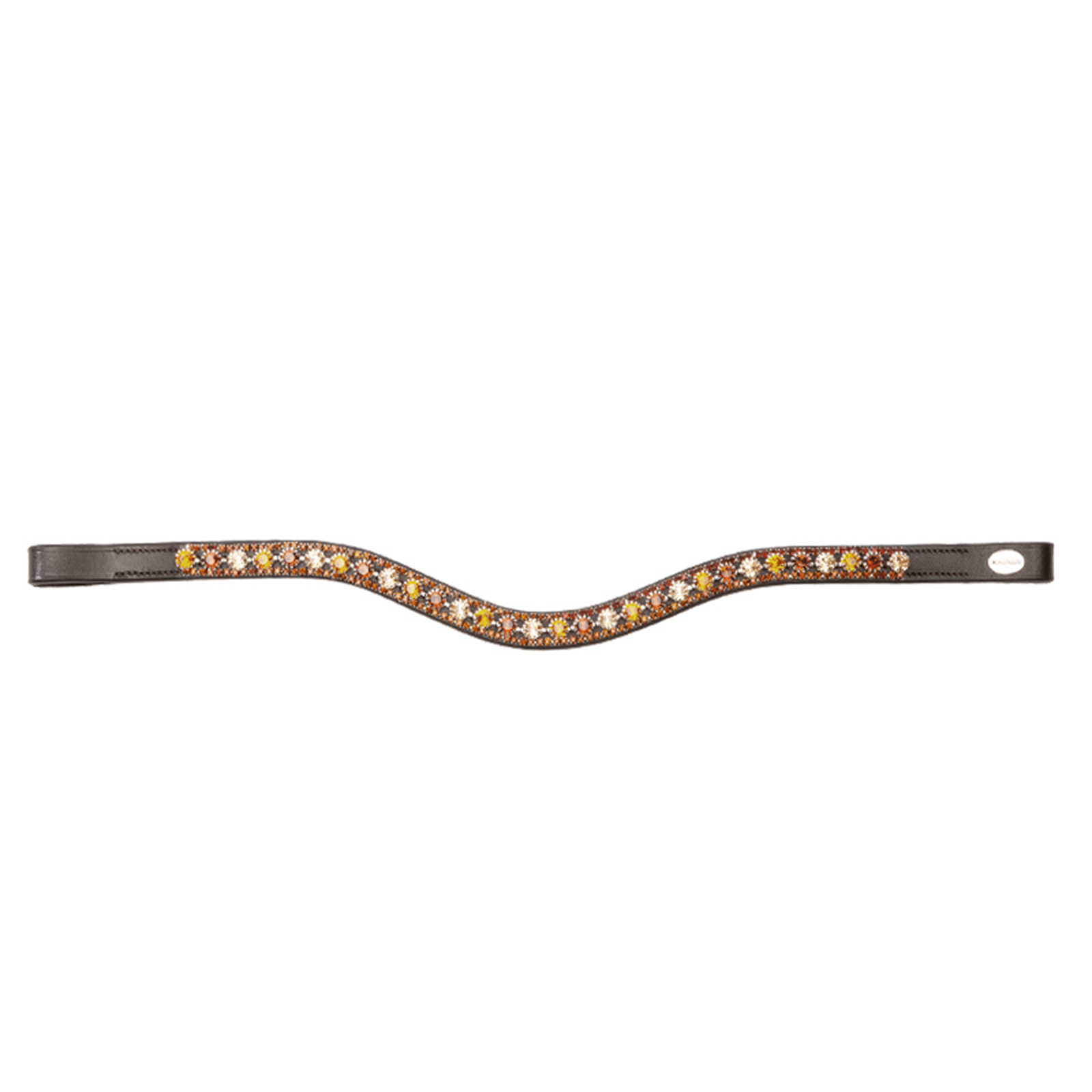 Brown/Brown Kavalkade Dazzle Browband