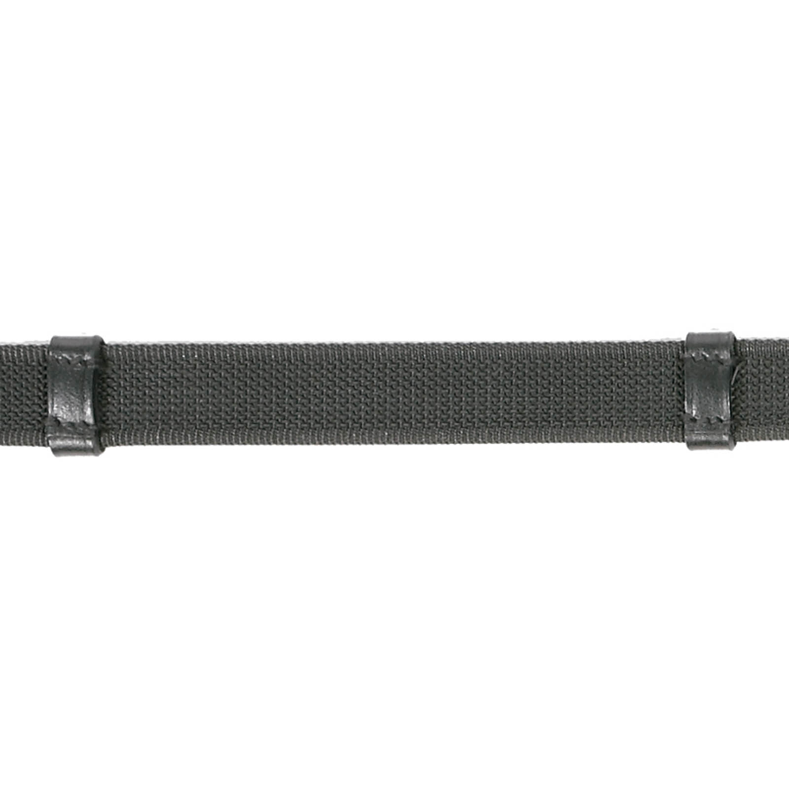 Kavalkade Rubberised Reins With Hooks and 5 Stops, 16 mm