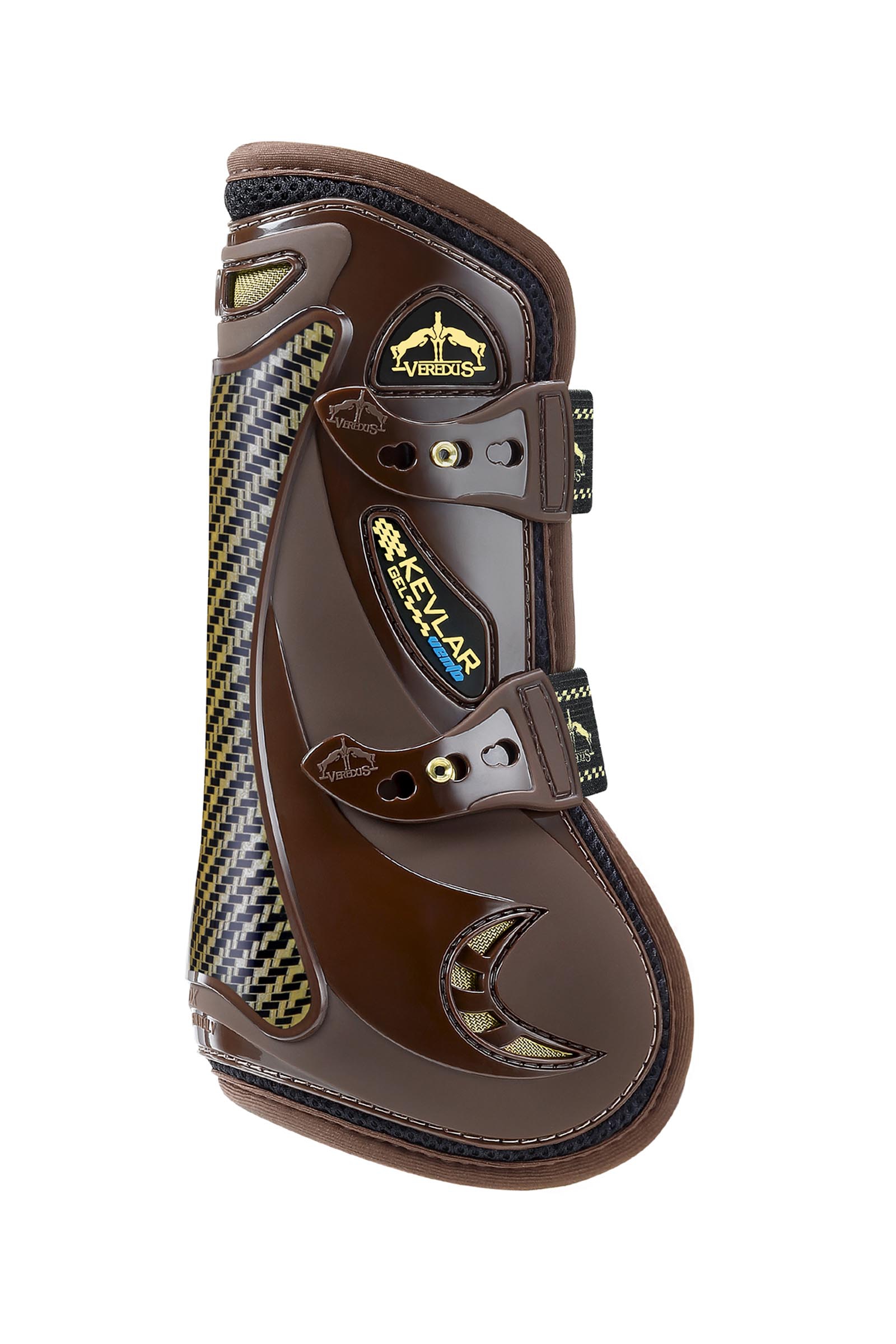 Brown Veredus Kevlar Gel Vento Boot, front