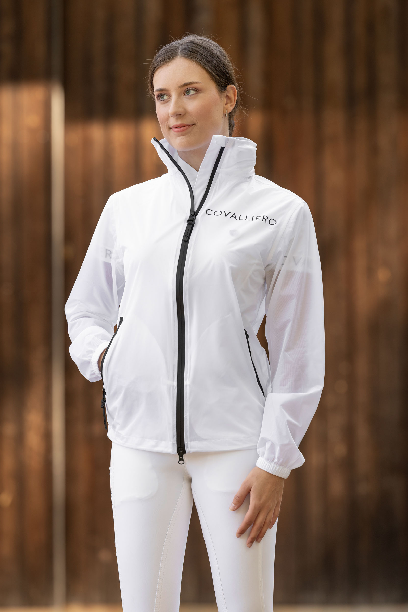 Covalliero ClearView Women´s Semi-Transparent Rain Jacket SS25