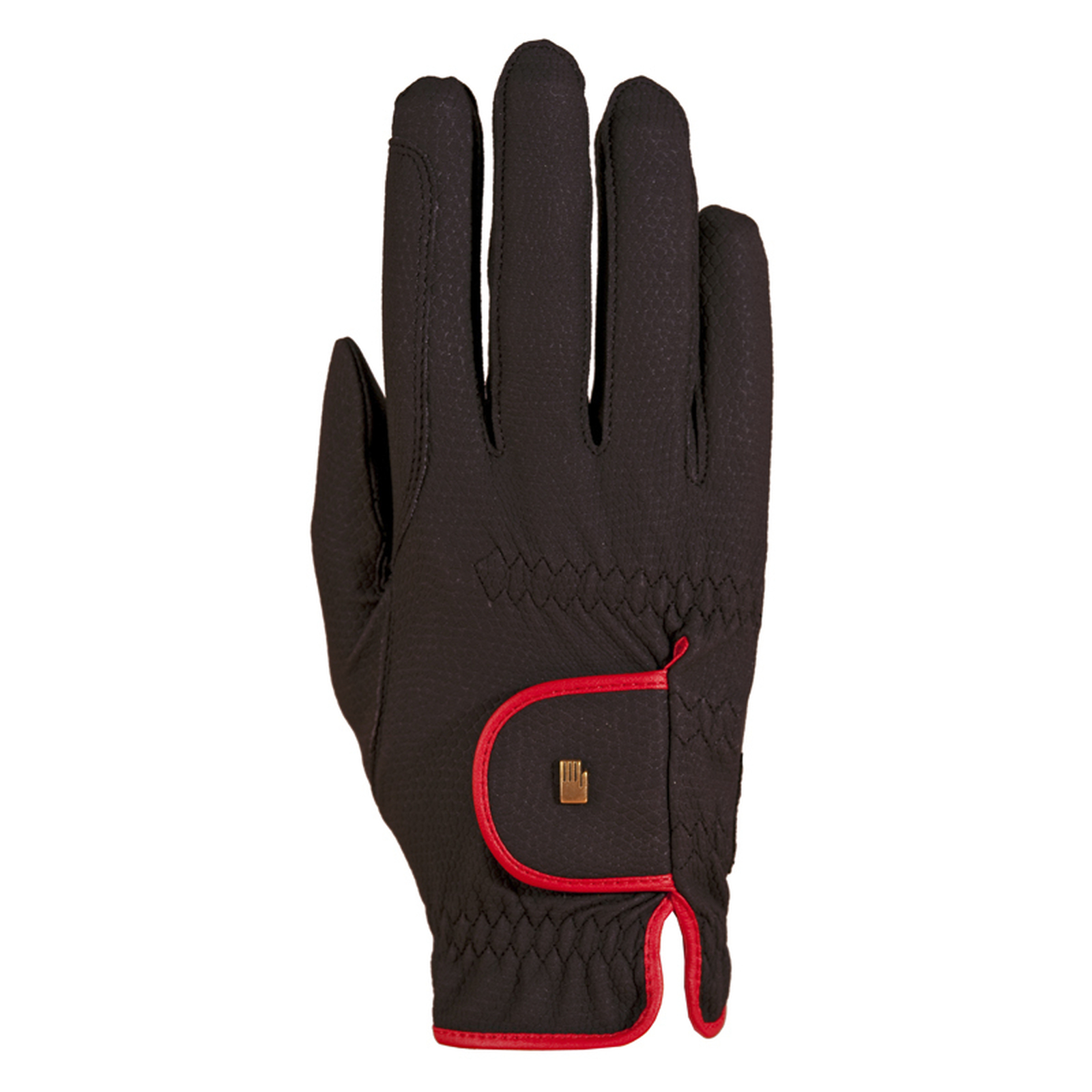 Black/Red Roeckl Lona ROECK-Grip two-tone