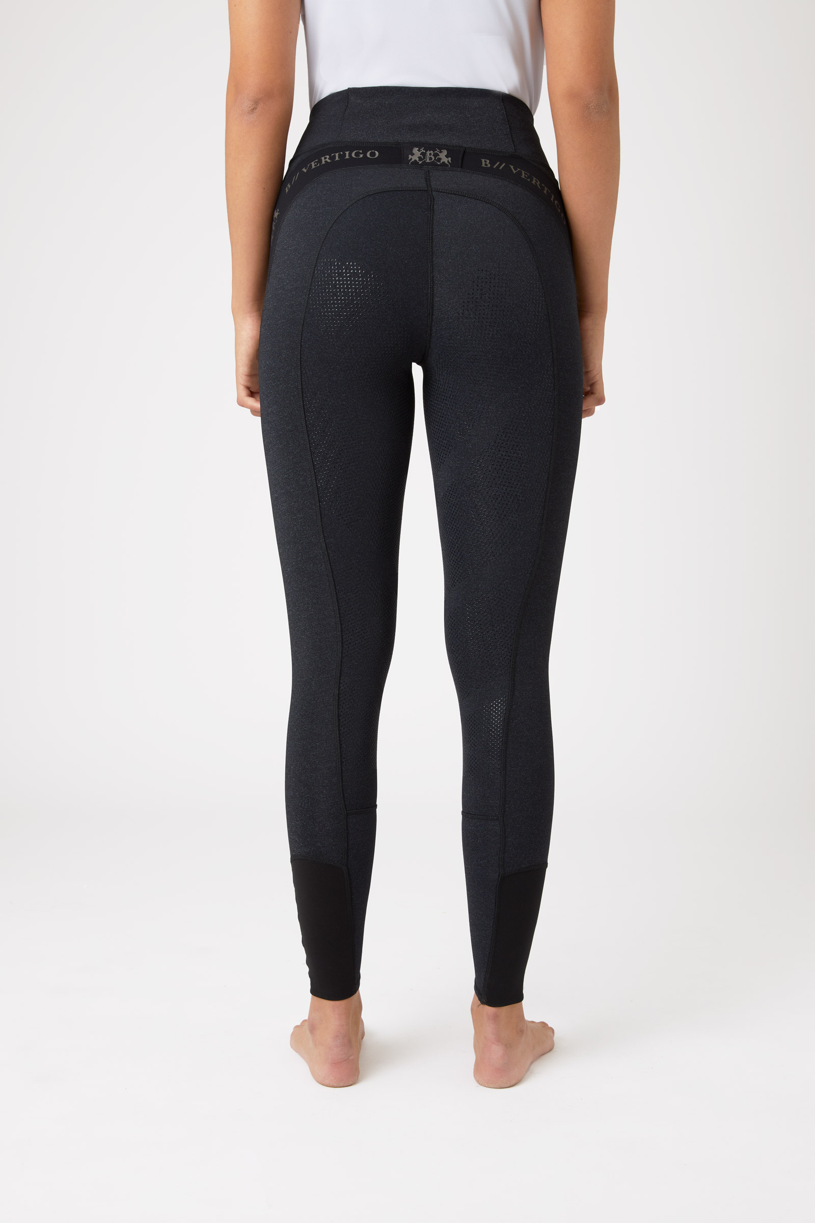 B Vertigo Jenny Women's Silicone Full Seat Riding Tights UPF 40+