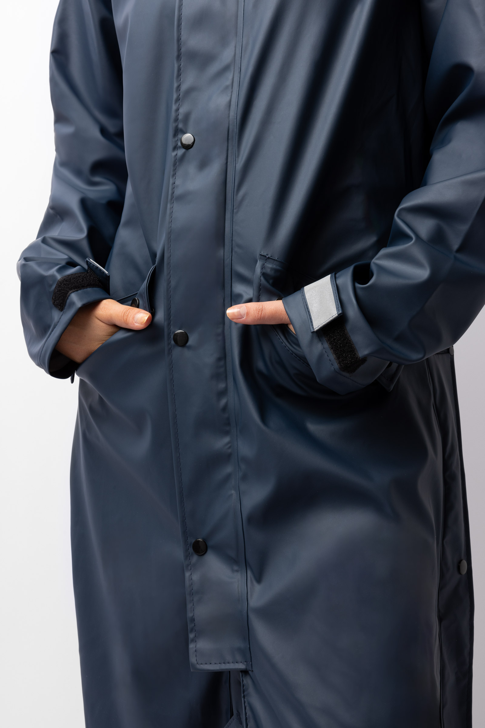 Horze Hazel Women's Long Raincoat with Slits