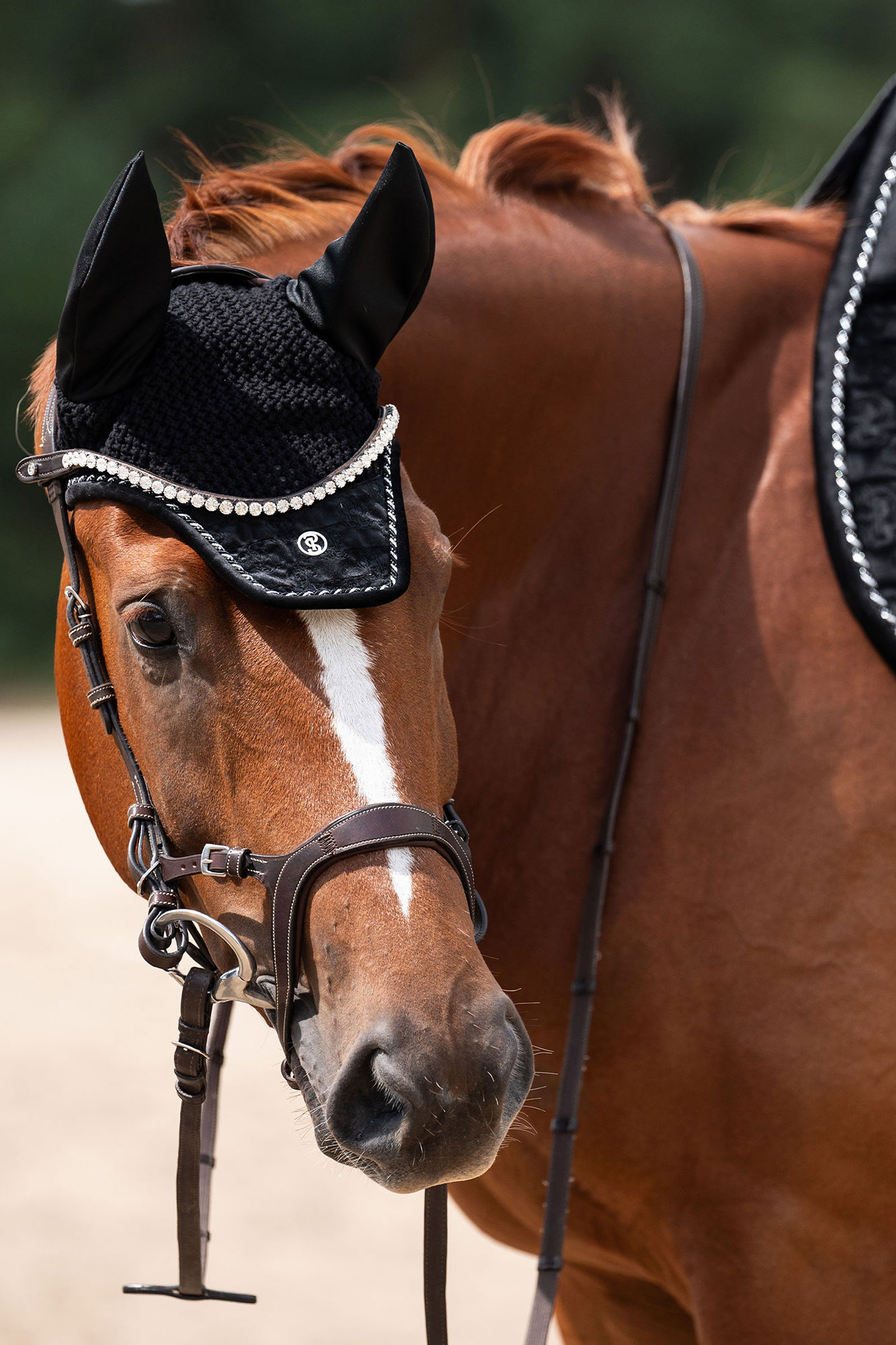 PS of Sweden Fly Hat Velvet Monogram