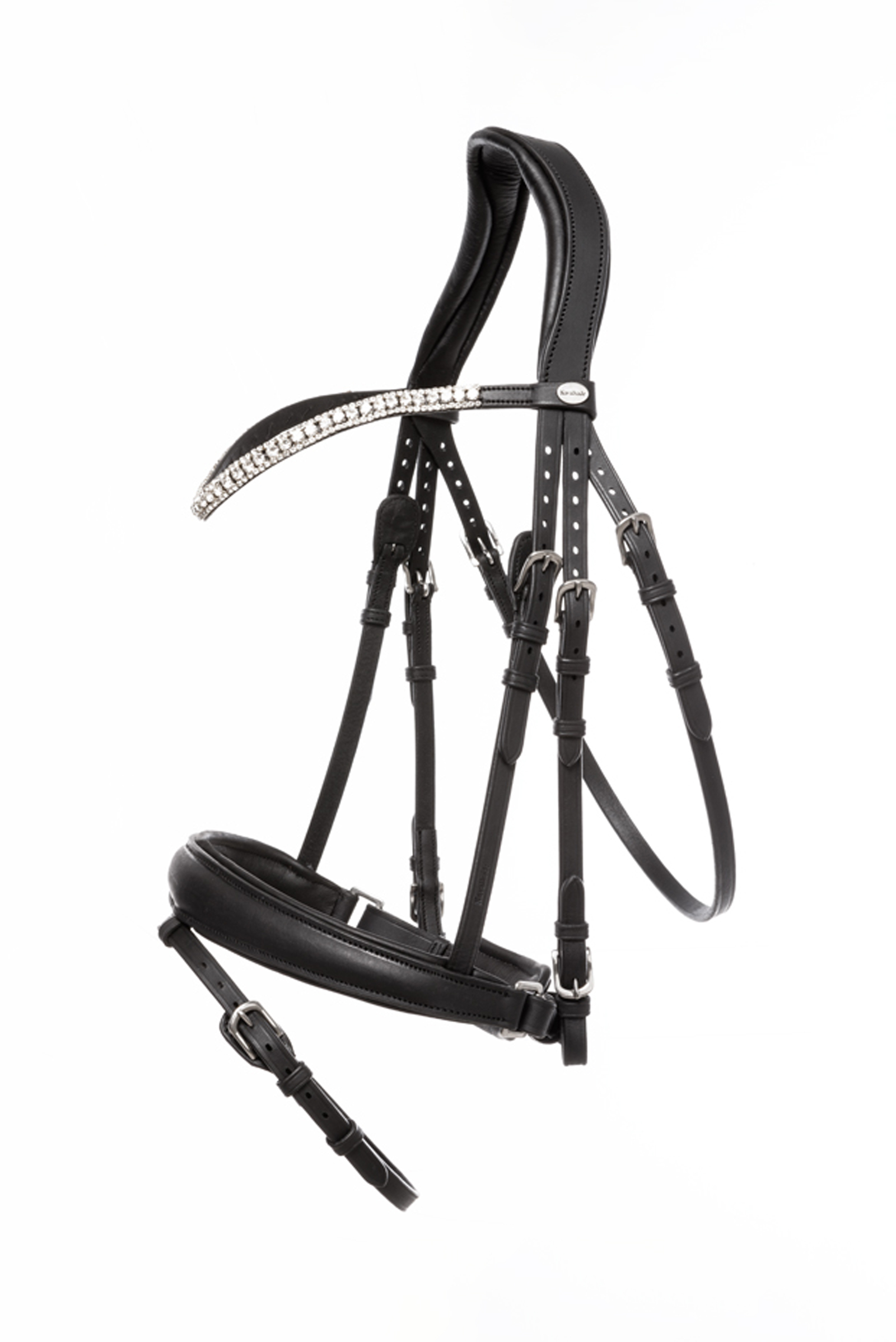 black/black Kavalkade Bridle Everlyn crank nb-flash