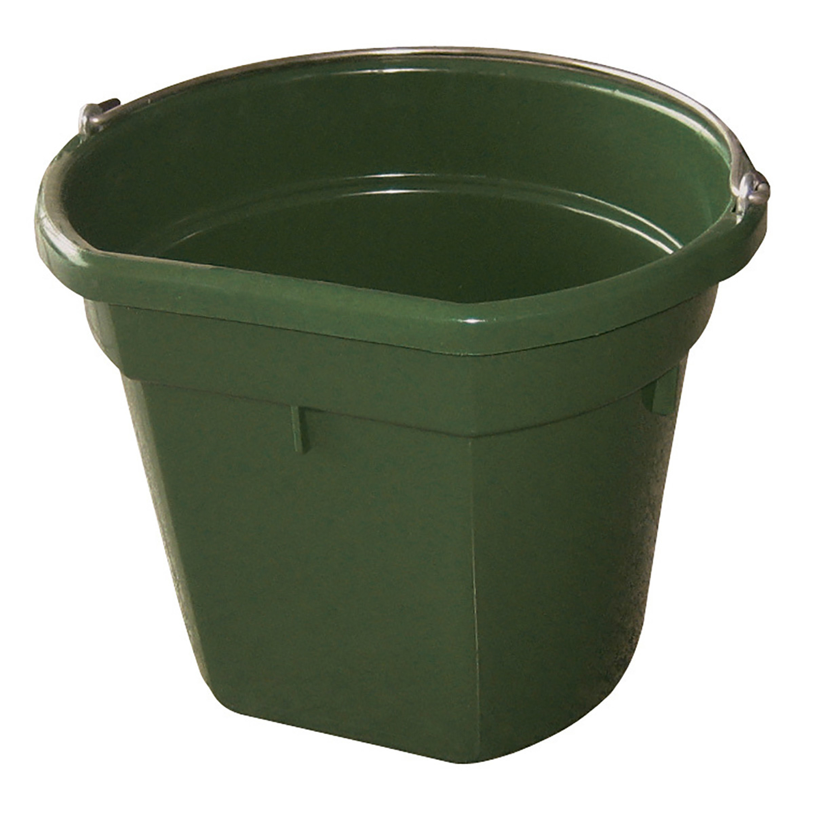 Green Kerbl Feed and water bucket FlatBack ca. 20L