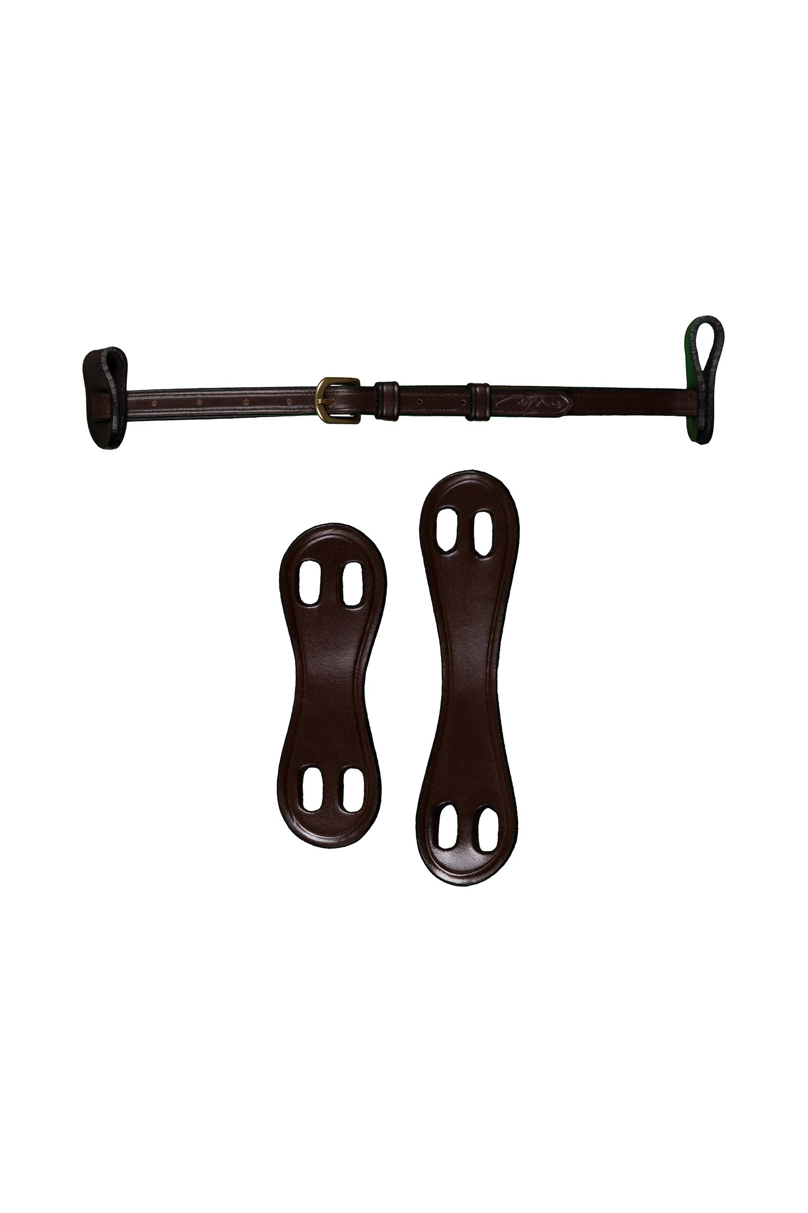 Brown Dy'on D Collection Flash Nose Strap 1/2 With 2 Loops