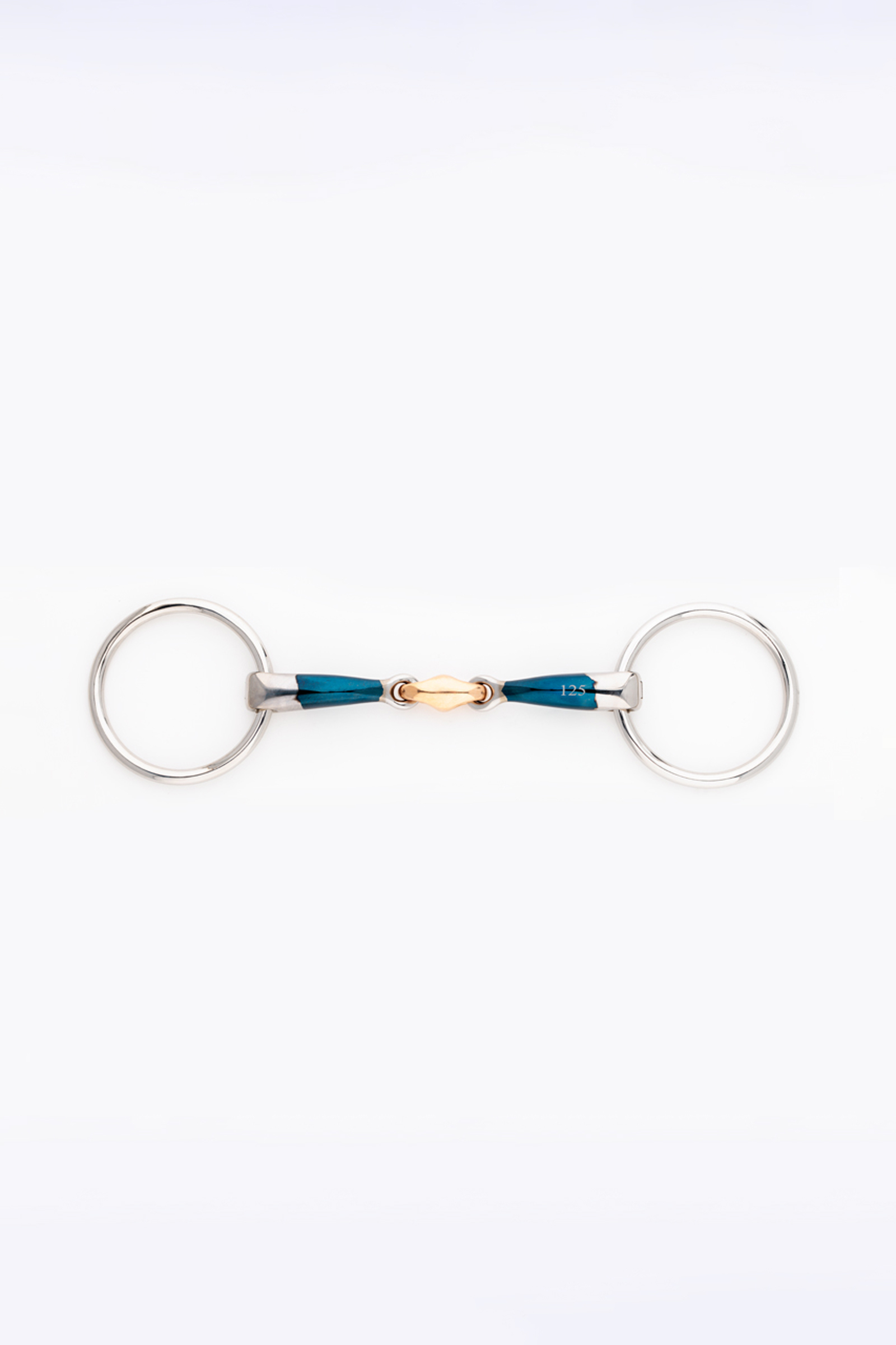 Kavalkade Ergonomic Snaffle Bit Double Jointed, Lock Up, 14 mm