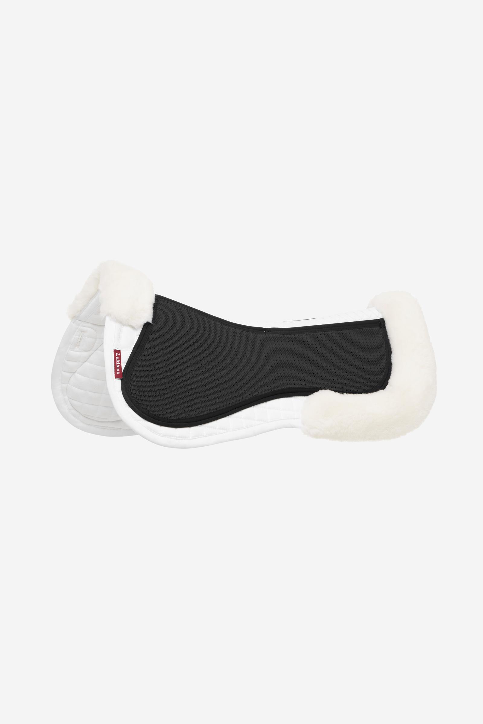 White/White LeMieux Streamline Half Pad