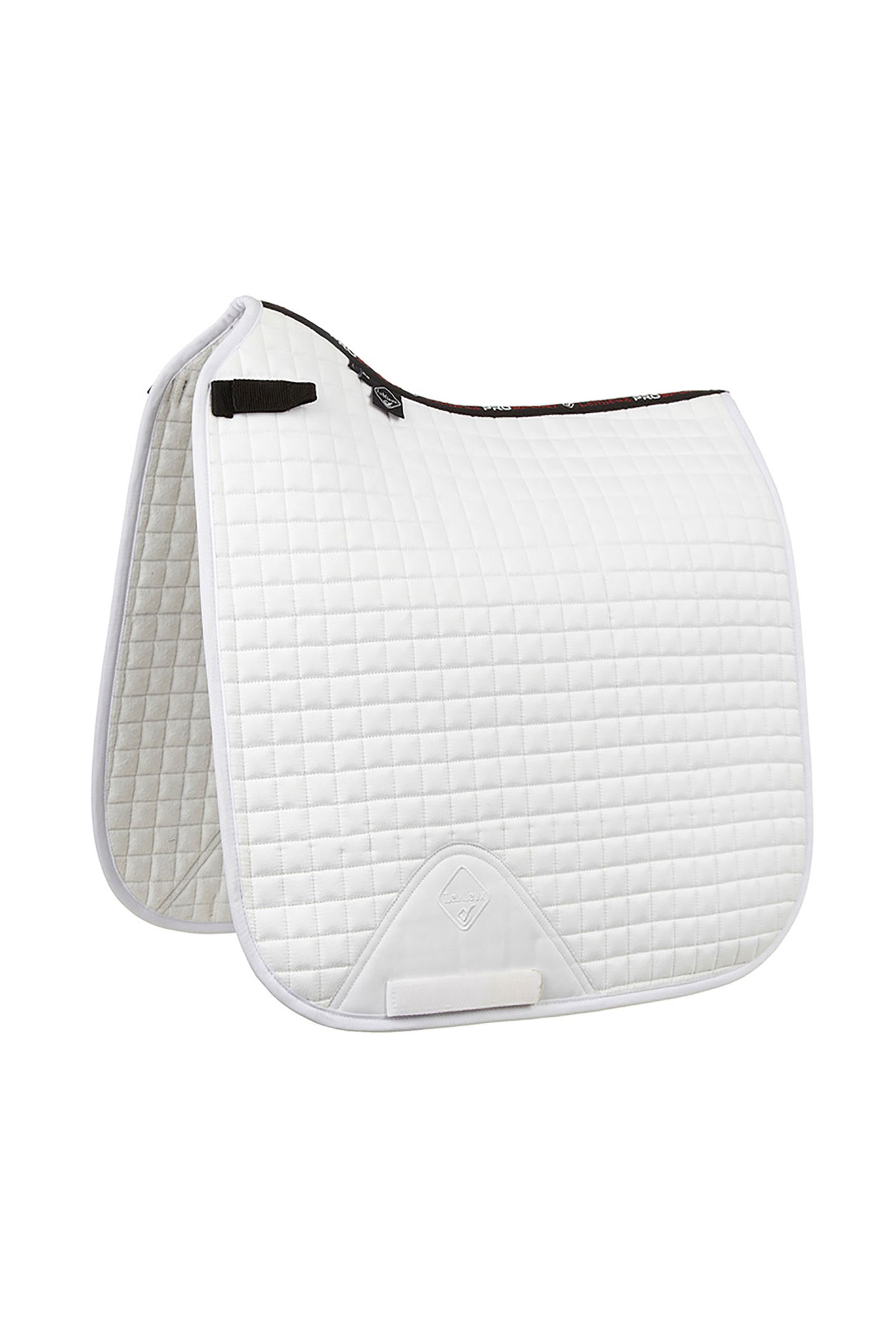 White LeMieux Suede Square Dressage Saddle Pad