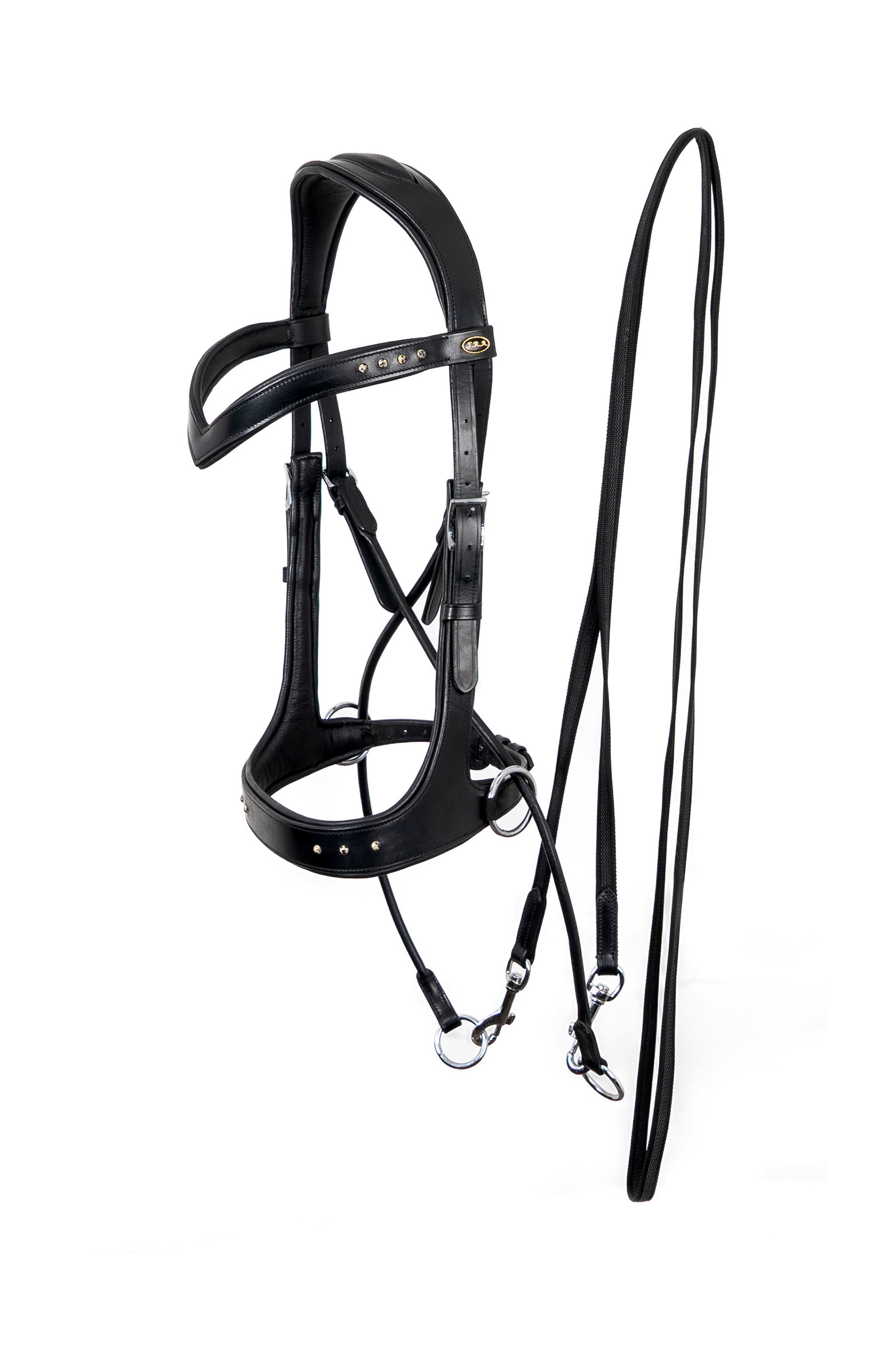F.R.A. Freedom Riding Articles Glory Bitless Bridle With Reins (System 5), black