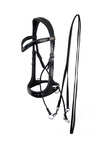 F.R.A. Freedom Riding Articles Glory Bitless Bridle With Reins (System 5), black