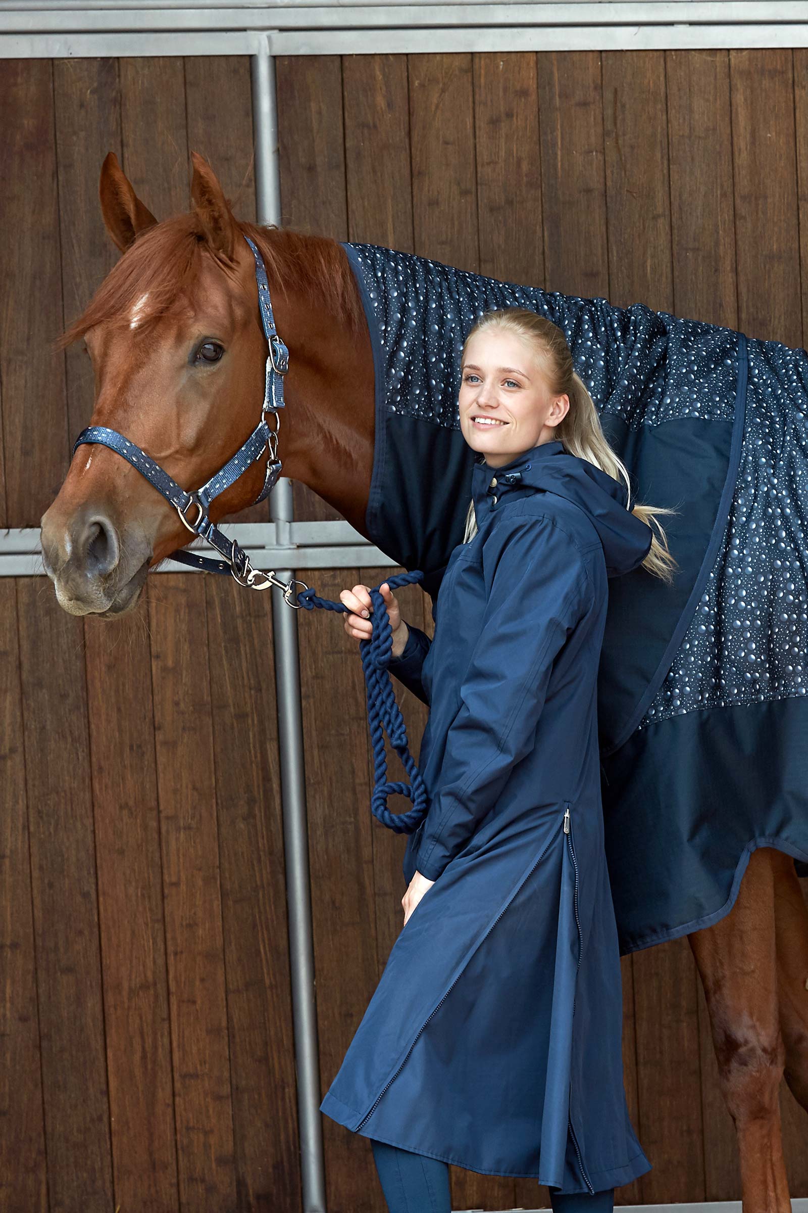 Equipage Heaven Padded Long Rain Coat