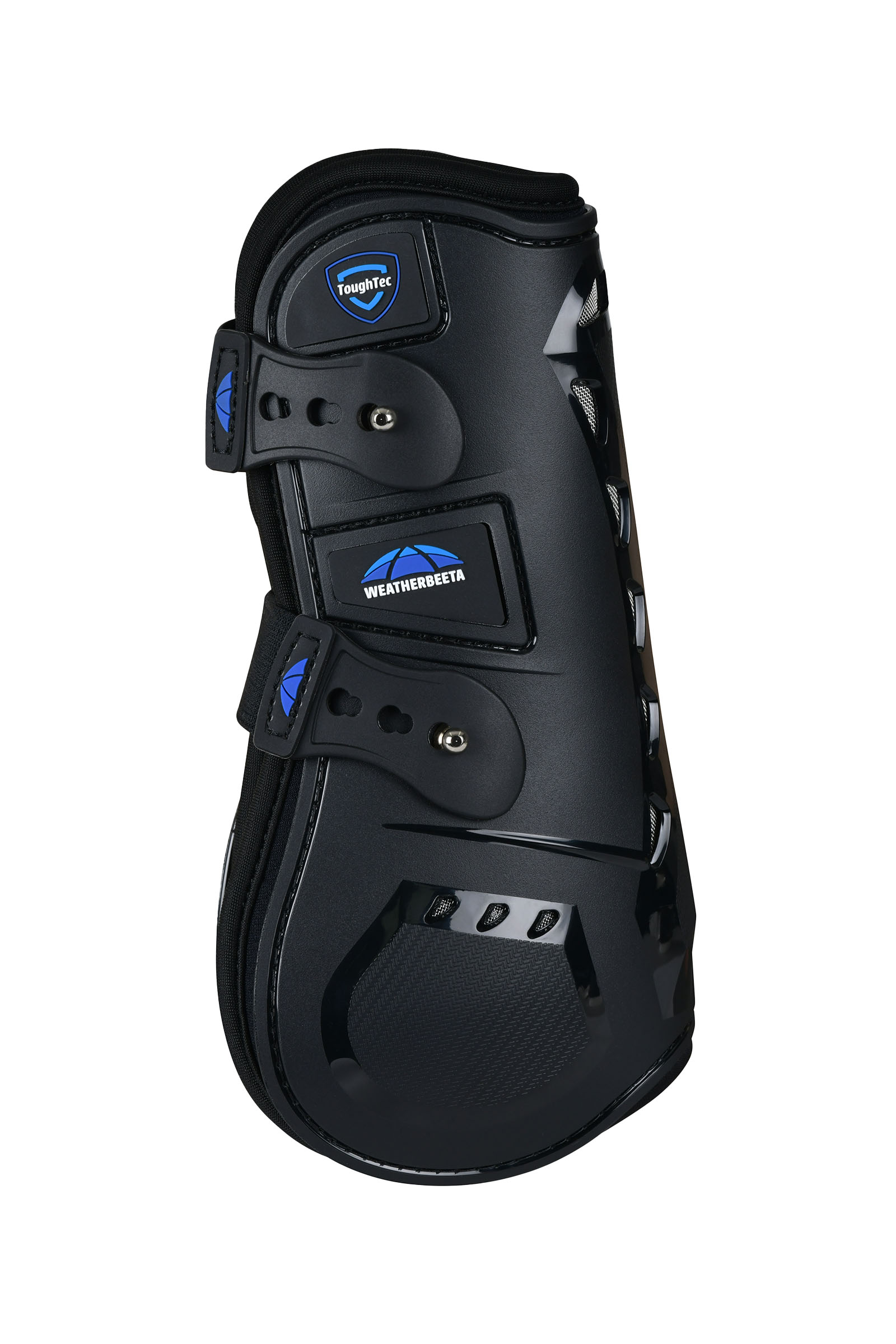 Black Weatherbeeta Tough-Tec Essential Open Front Boots