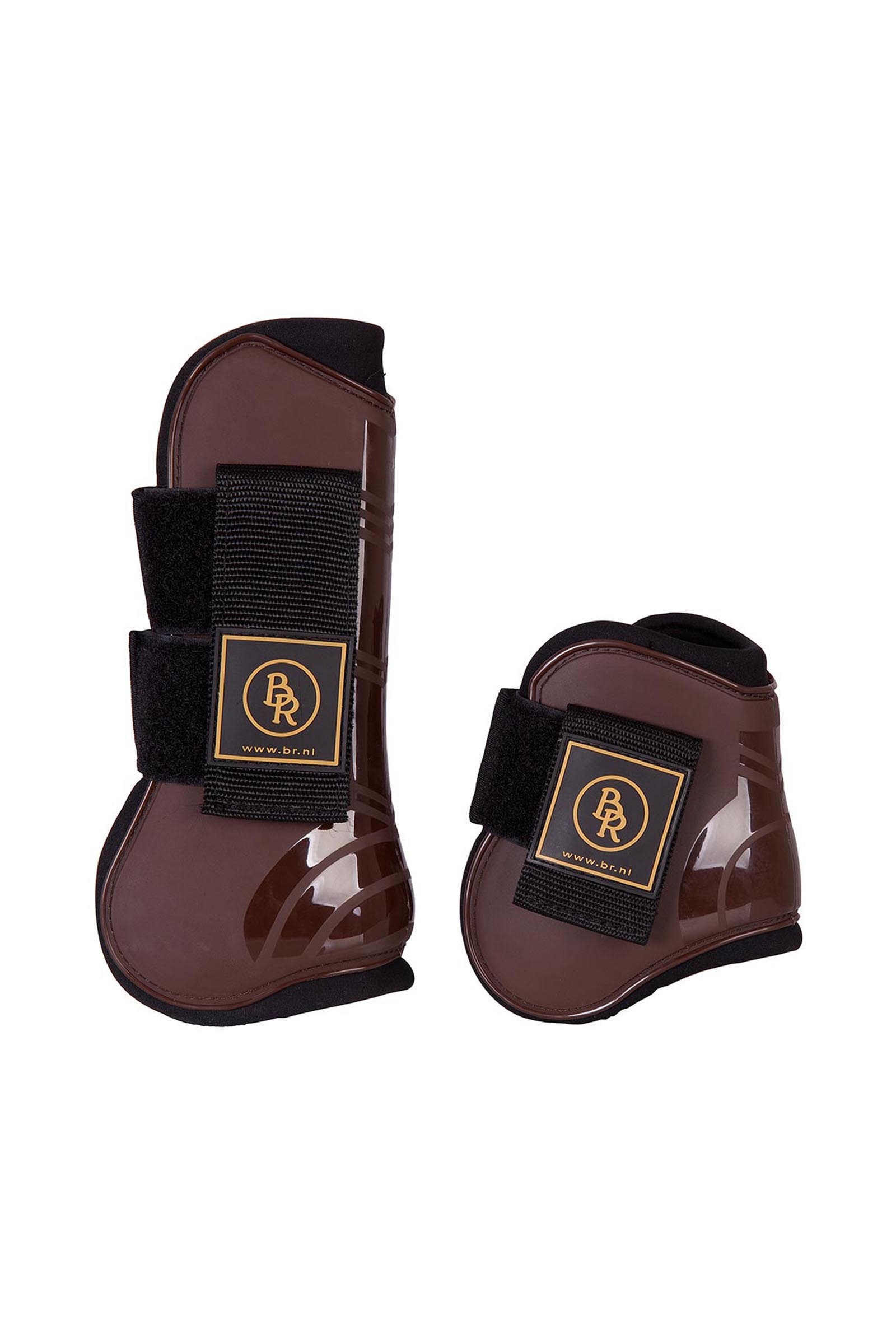 Brown BR Pro Tech Tendon & Fetlock Neoprene Boots Set